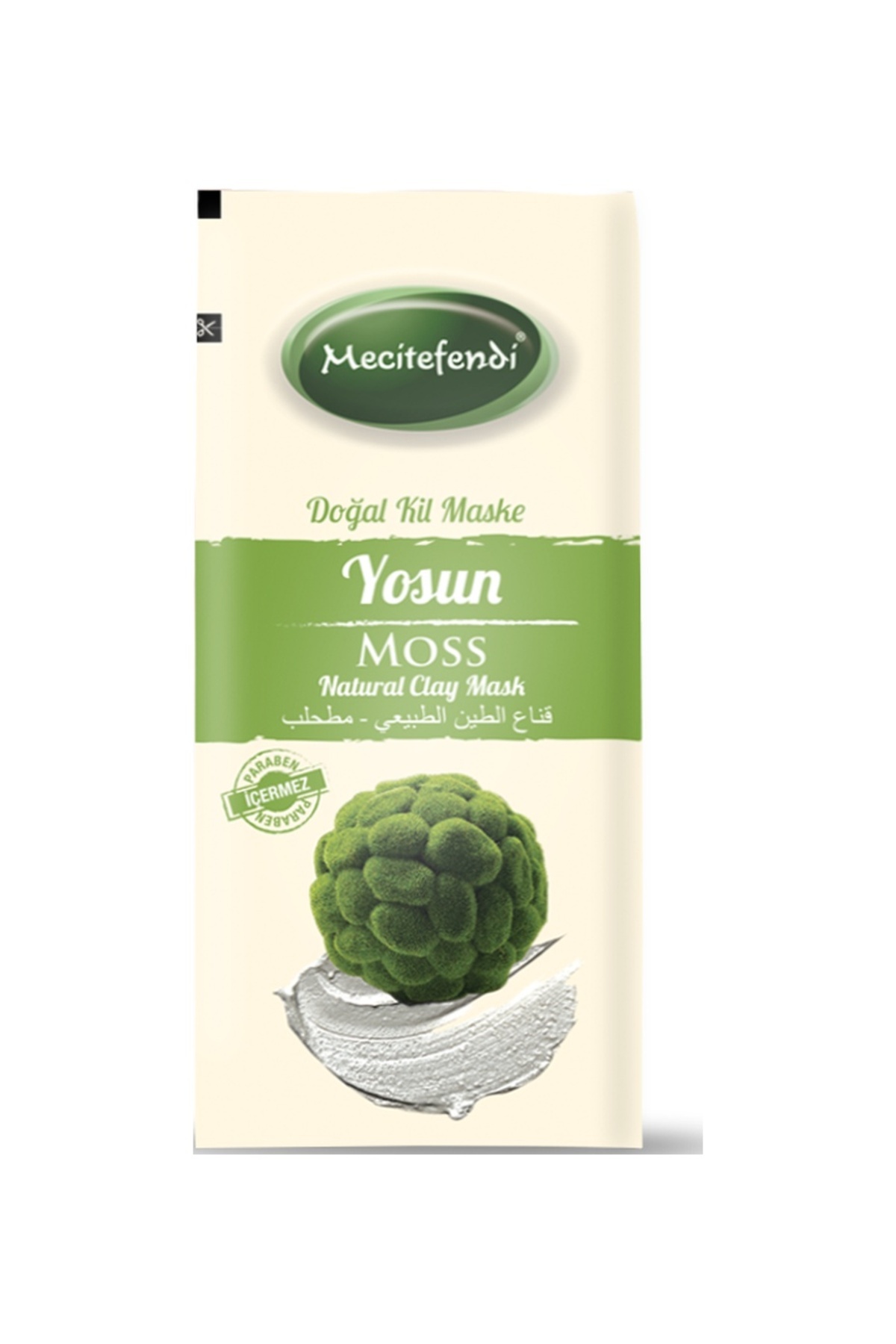 Mecitefendi Doğal Kil Maske-Yosun Tek Kullanim-20gr