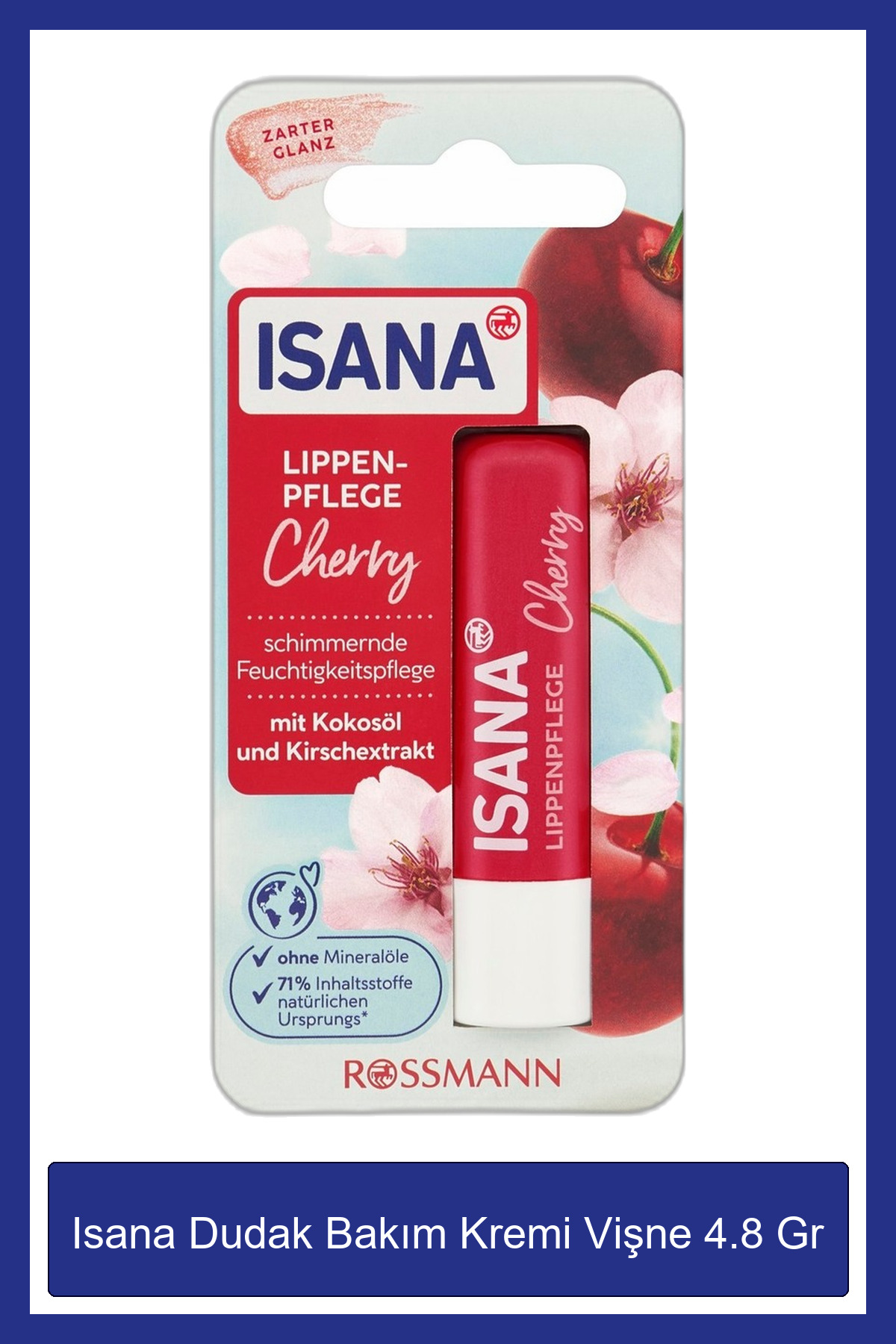 ISANA Dudak Bakım Kremi Vişne 4.8 Gr