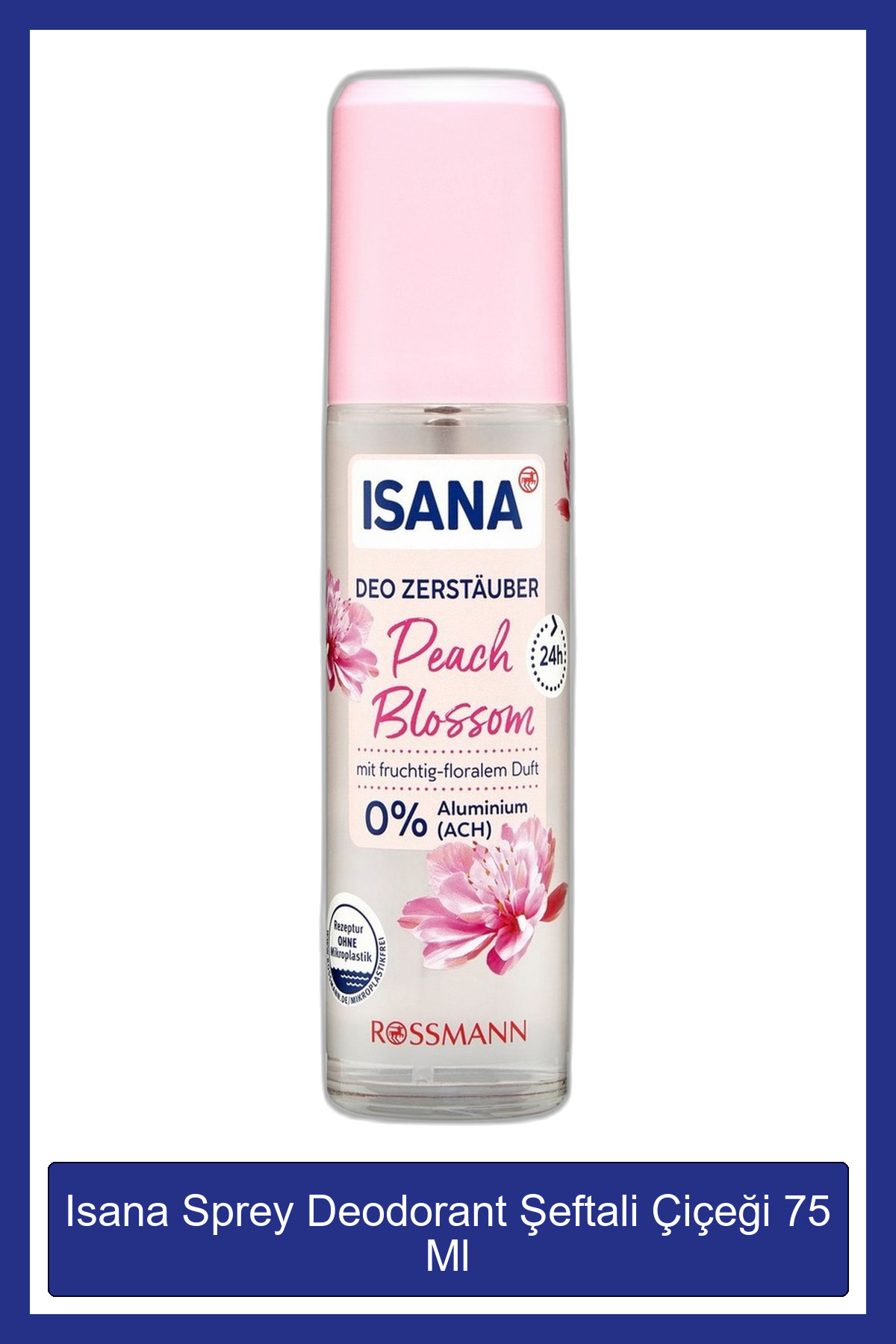 ISANA Sprey Deodorant Şeftali Çiçeği 75 Ml