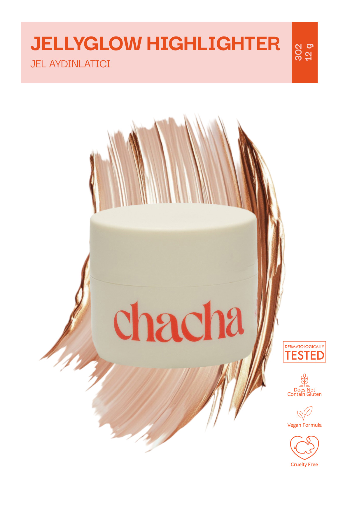 cha cha JellyGlow Highlighter - Jel Aydınlatıcı - 302