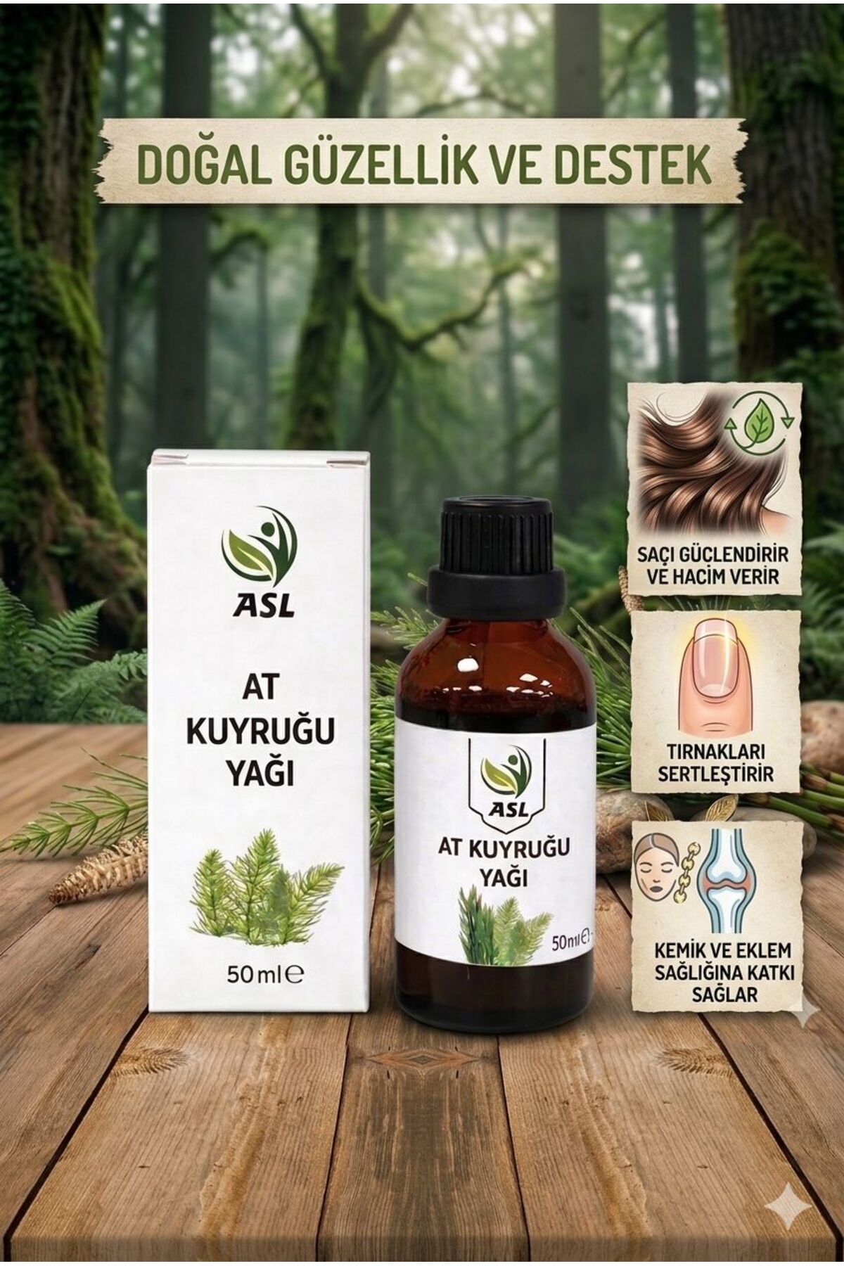 ASL At Kuyruğu Yağı 50 ml