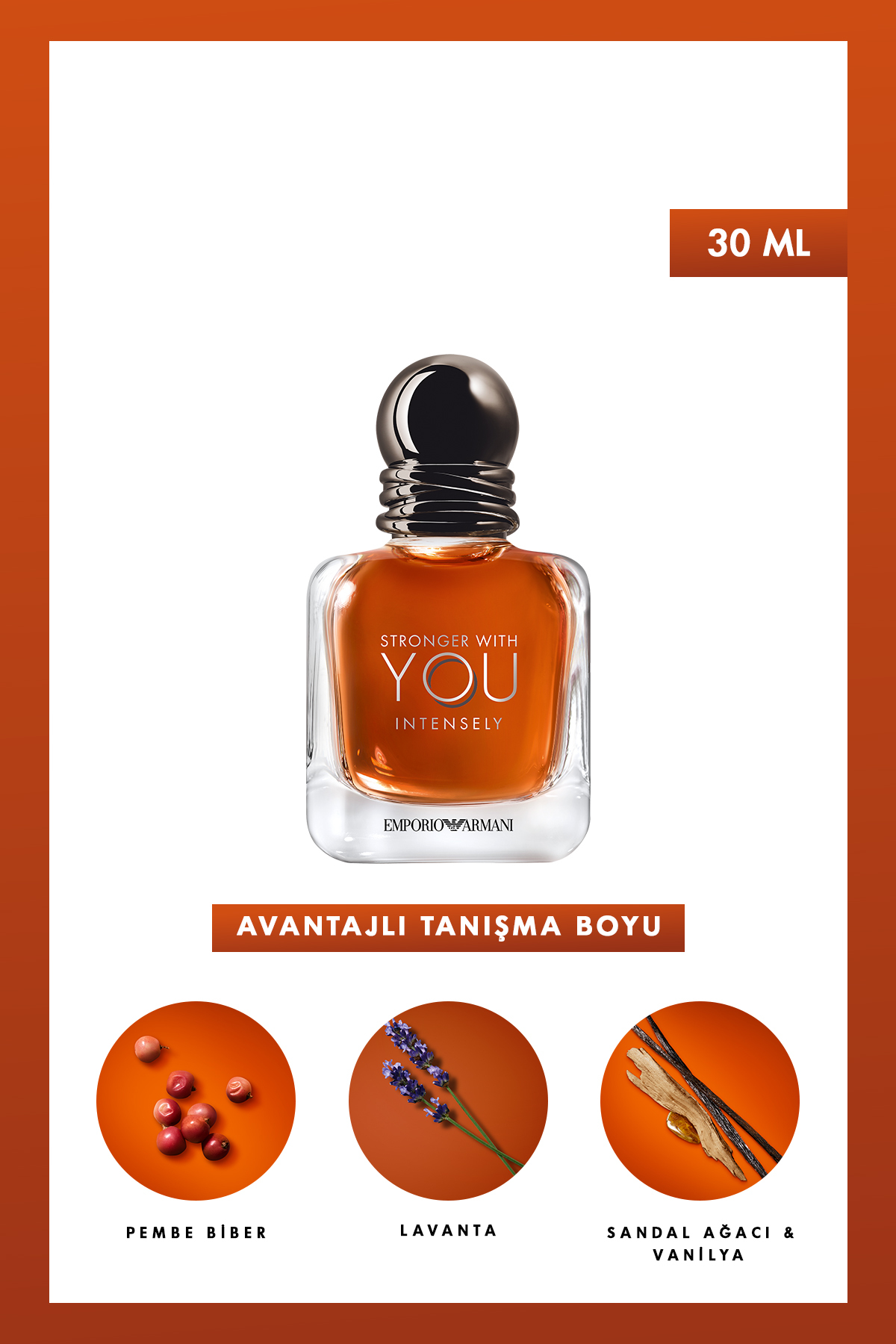 Emporio Armani Stronger With You Intensely EDP 30 ml Erkek Parfüm
