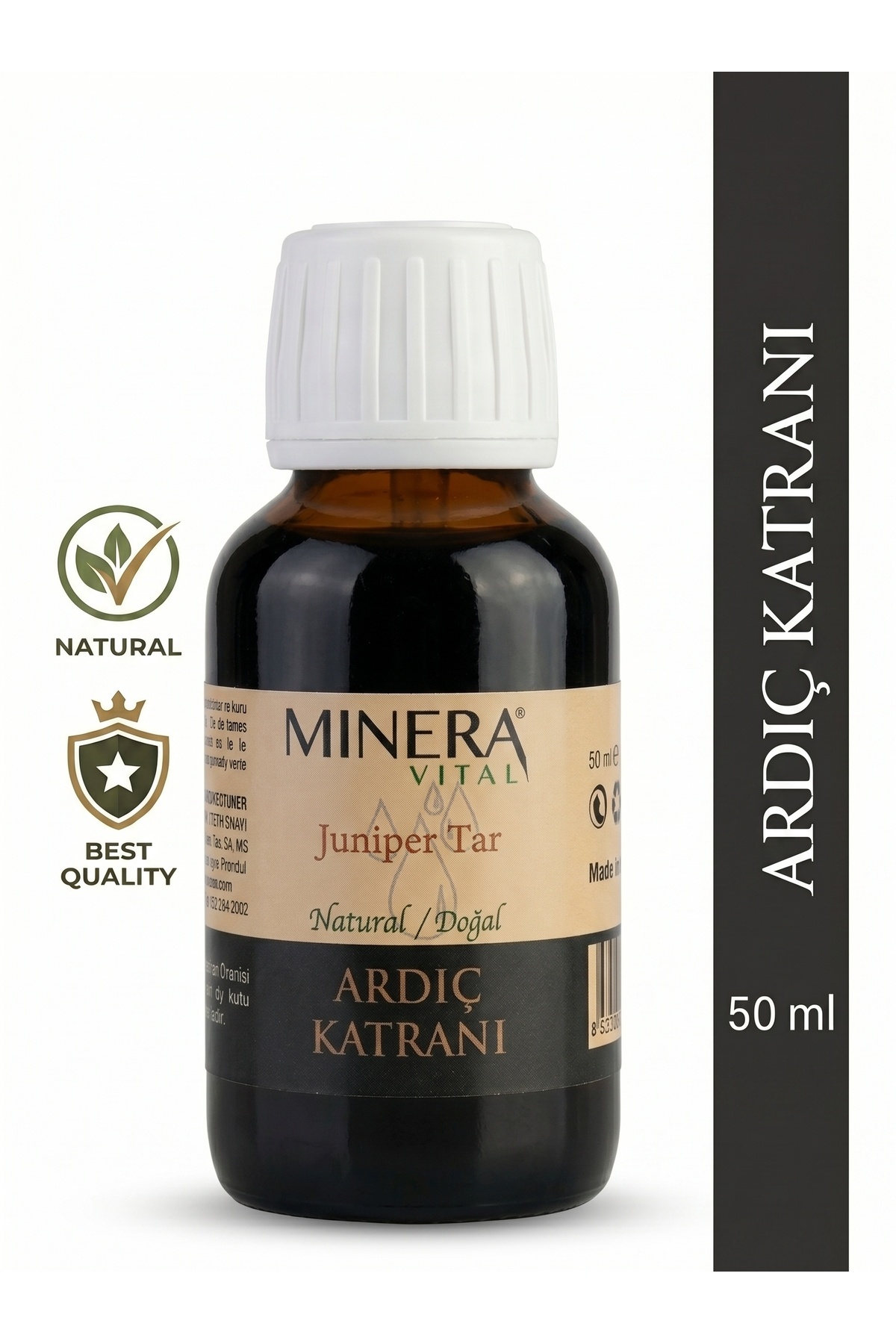 MİNERA VİTAL Ardıç Katranı 50 ml (Juniper Tar) Damlalıklı Cam Şişe