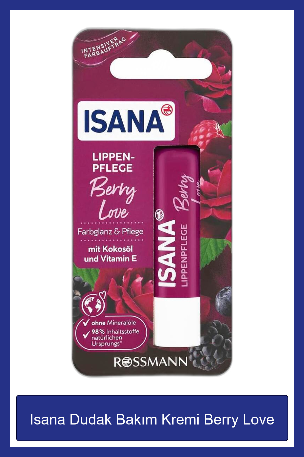 ISANA Dudak Bakım Kremi Berry Love