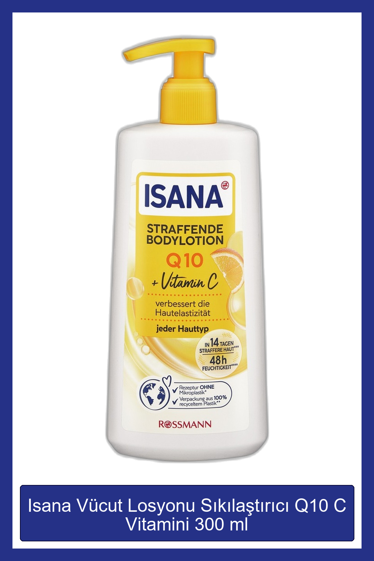 ISANA Vücut Losyonu Sıkılaştırıcı Q10 C Vitamini 300 ml
