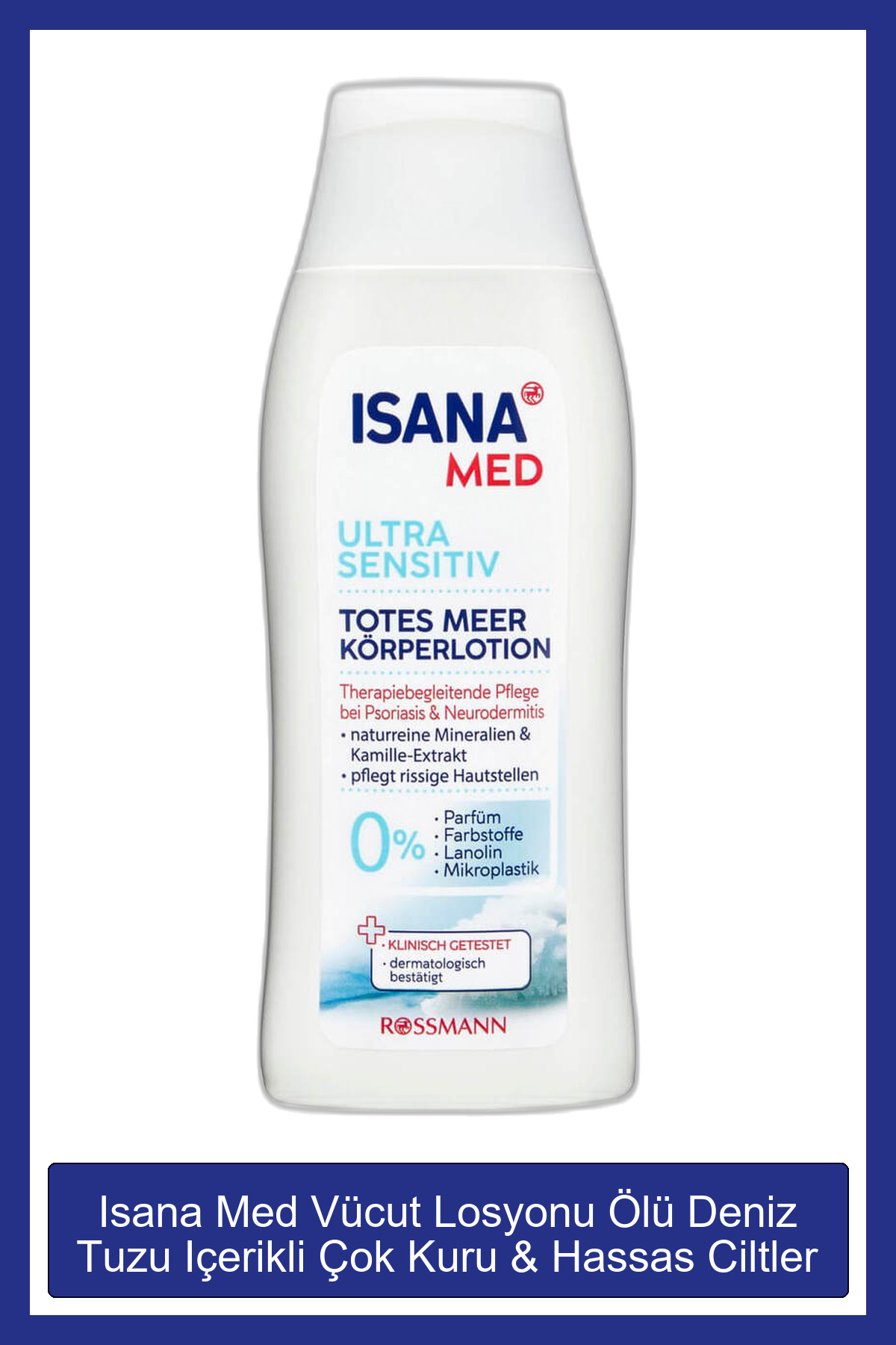 ISANA Med Vücut Losyonu Ölü Deniz Tuzu Içerikli Çok Kuru & Hassas Ciltler Için 250ml