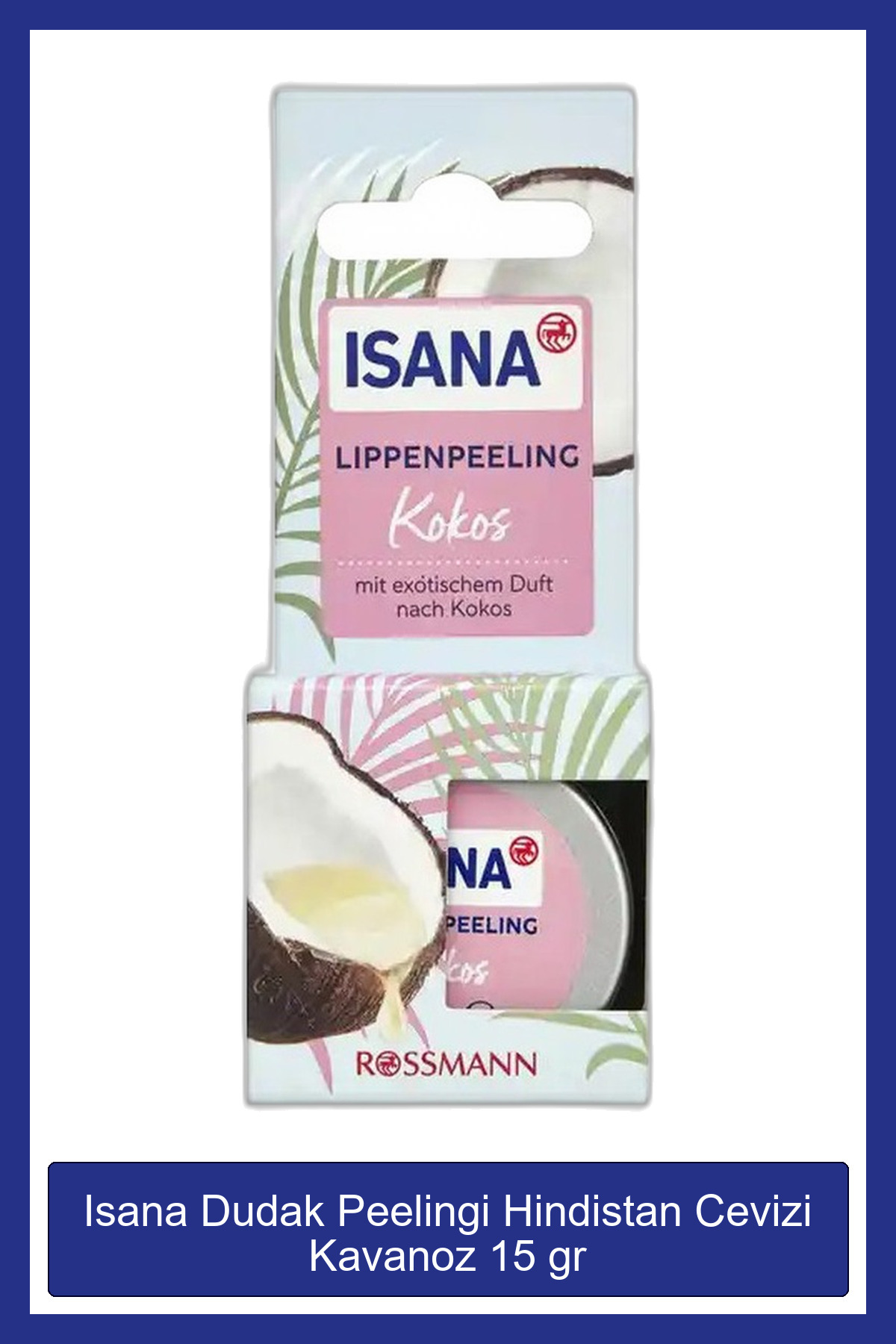 ISANA Dudak Peelingi Hindistan Cevizi Kavanoz 15 gr