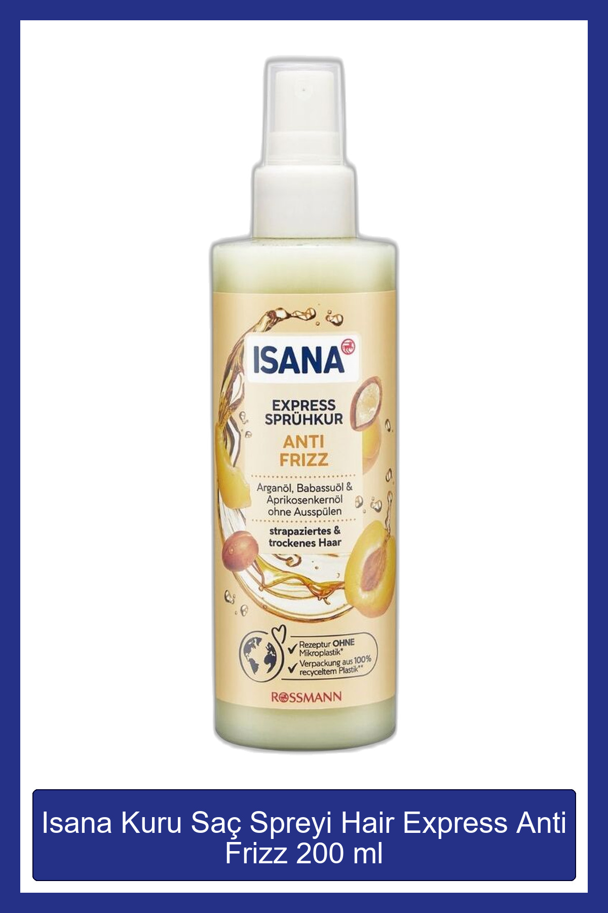 ISANA Kuru Saç Spreyi Hair Express Anti Frizz 200 ml