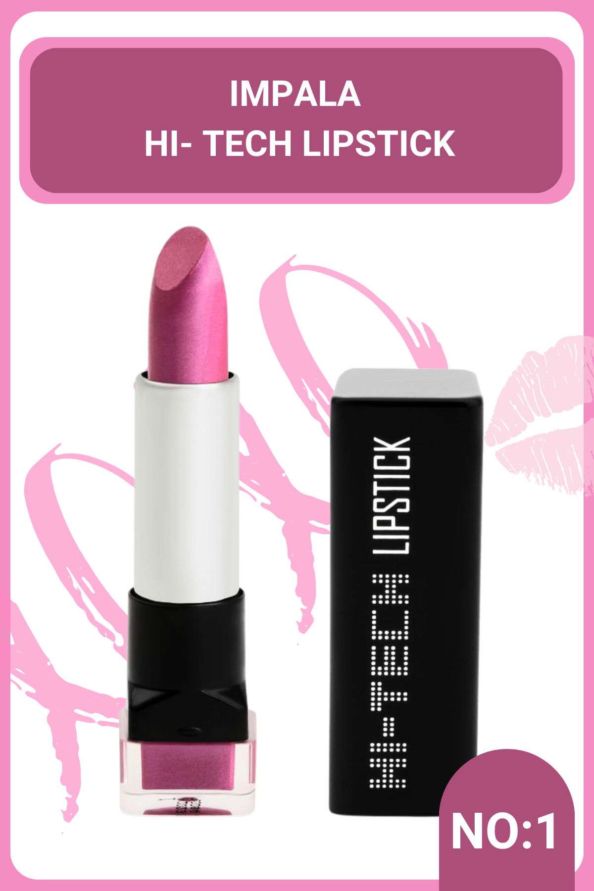 IMPALA Ruj Metalik Menekşe - Cream Lipstick No: 1