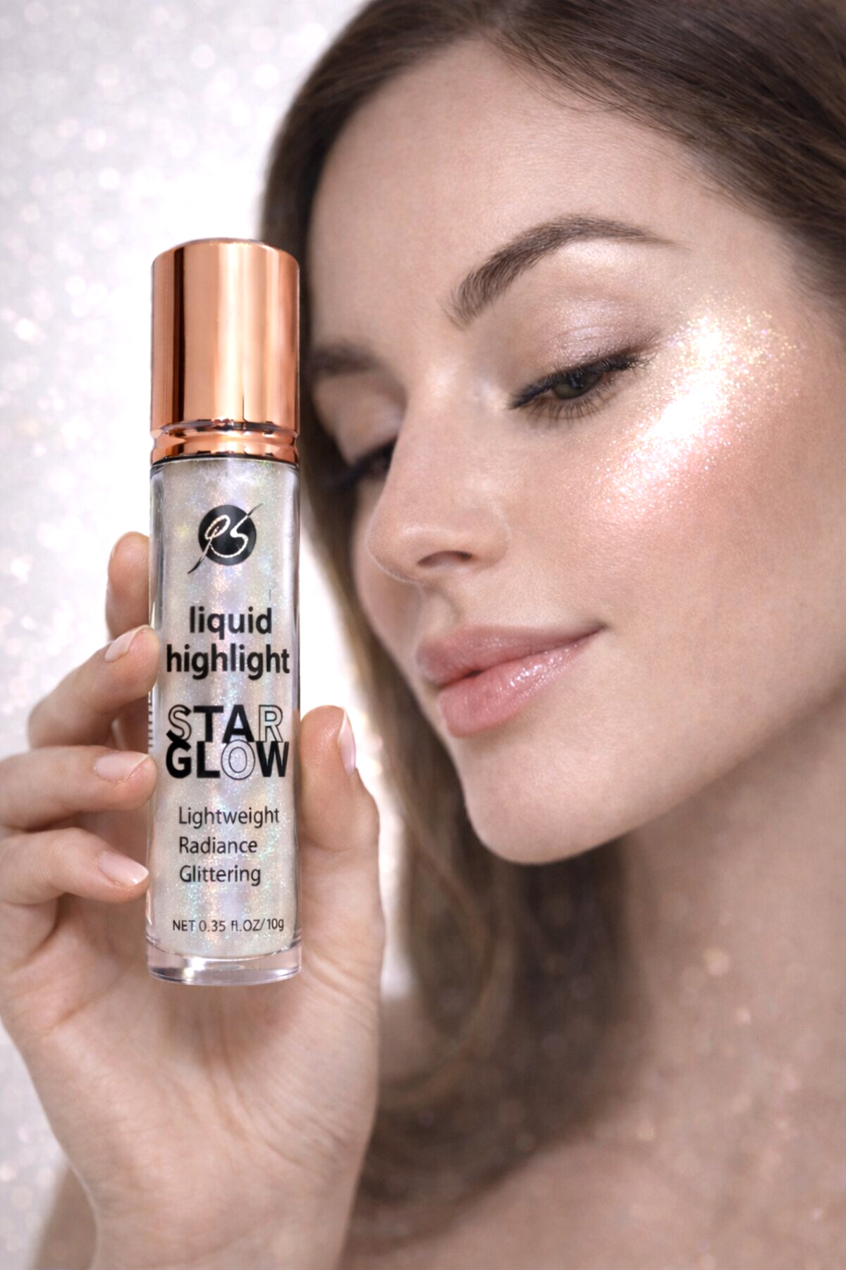 Sudedi Home Likit Highlighter Aydınlatıcı Işıltı Veren Parlak Glow Gold Pink Peach Champagne