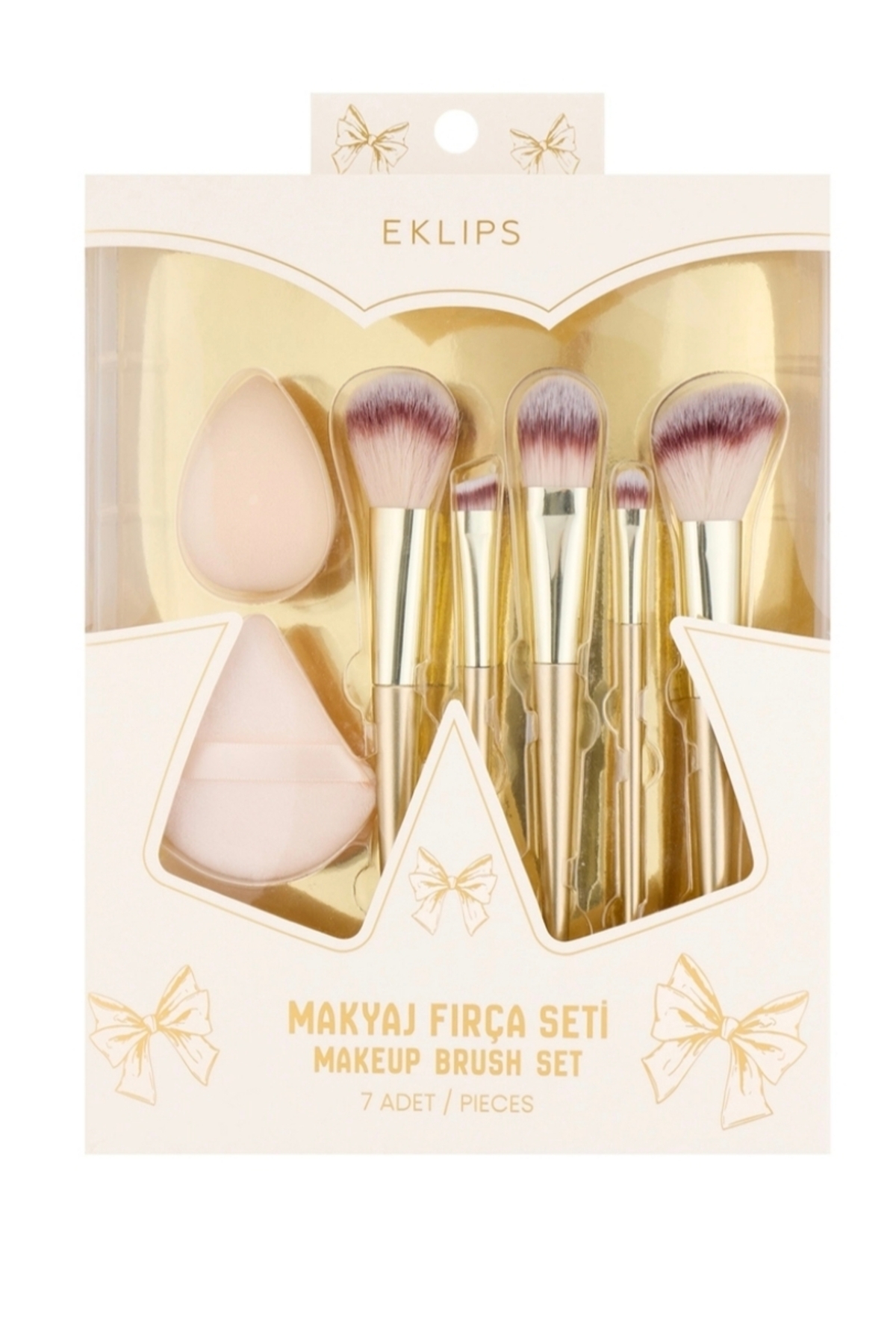 eklips 7 parçalı Makyaj Fırça Seti