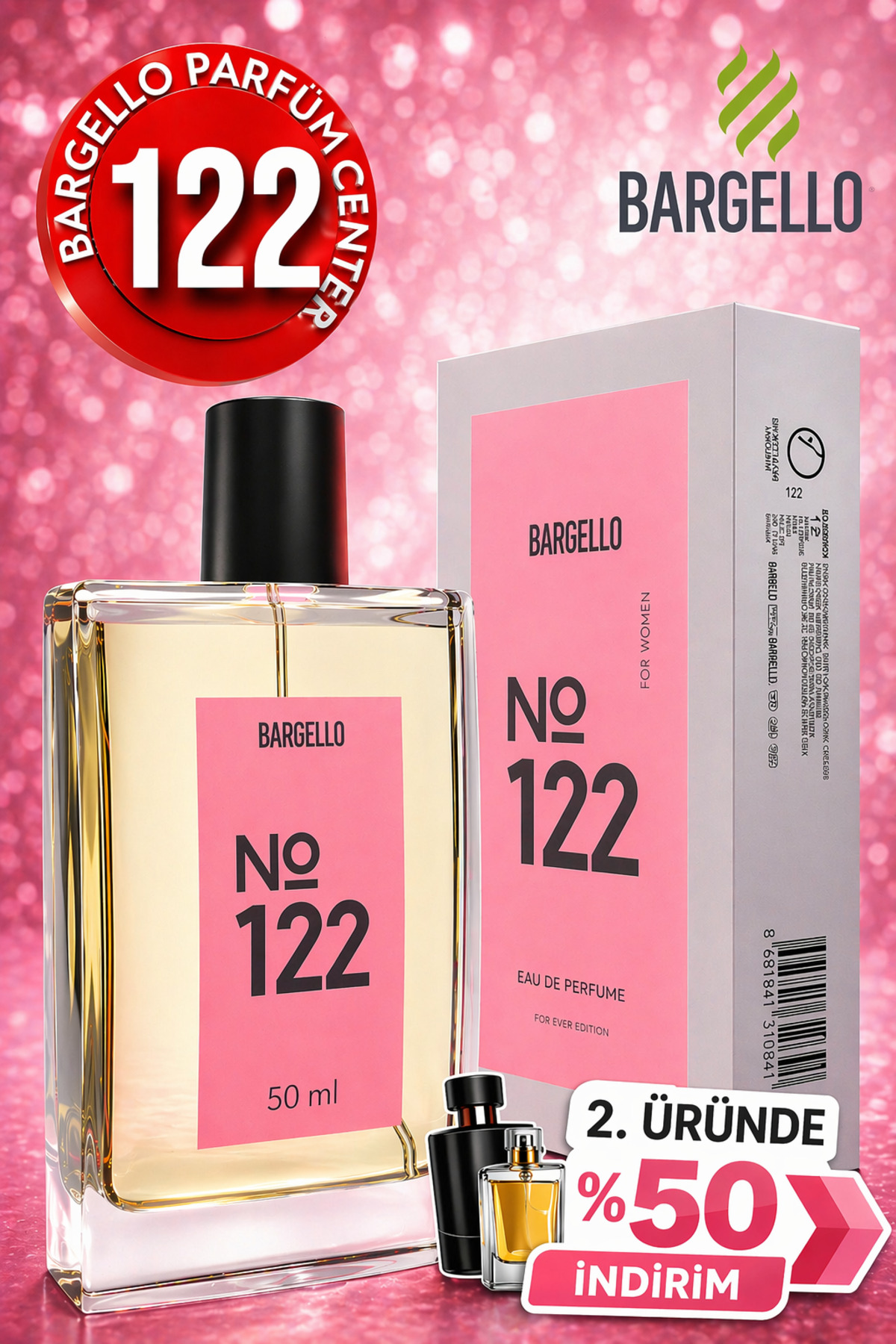 Bargello Parfüm 122 Kadın Oriental 50 ml Edp-rsaf122-H105