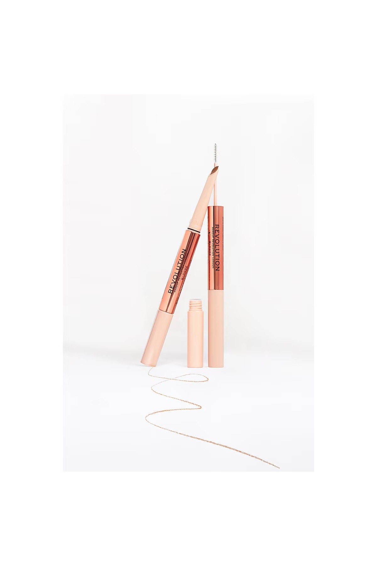 Revolution Fluffy Brow Duo Kaş Kalemi ve Kaş Maskarası Ash Brown