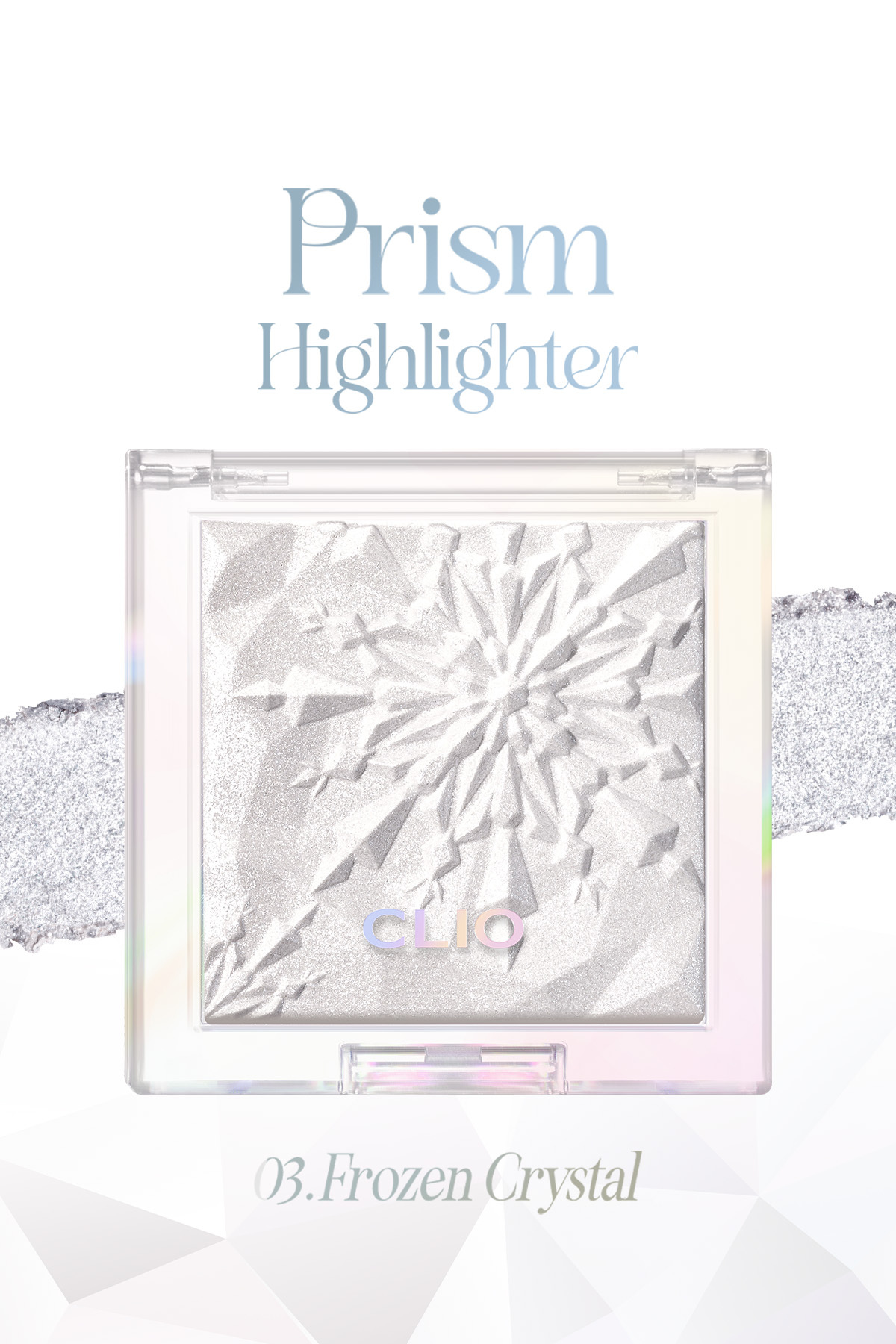 CLIO Mikro İnci Tanecikleriyle Yoğun Işıltı Sağlayan Highlighter Prism Highlighter 03 Frozen Crystal