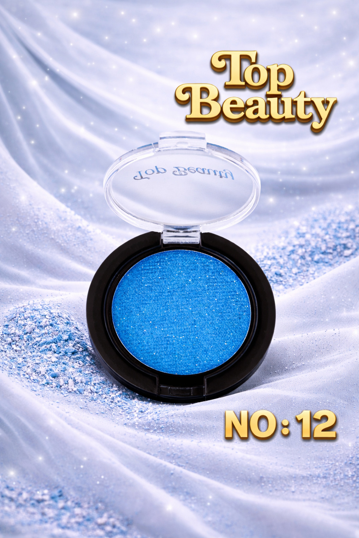 Top beauty Işıltılı Tekli Göz Farı – Mavi No:12 (Eyeshadow)
