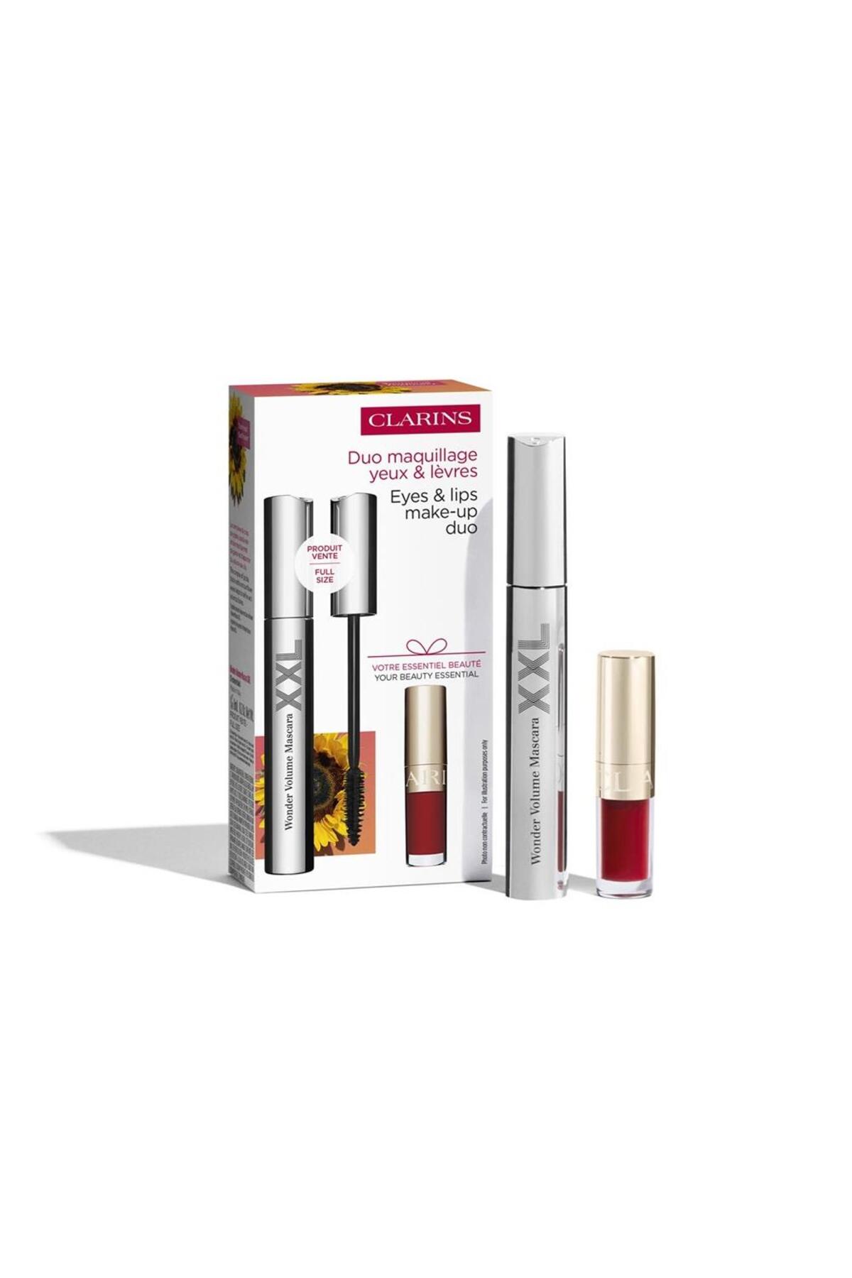 Clarins Wonder Volume XXL Mascara + Lip Oil - Makyaj Seti