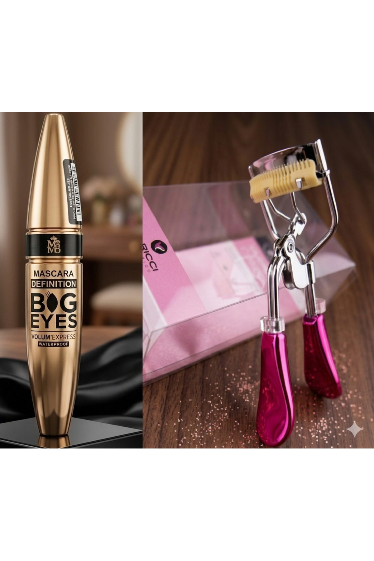 SİBELA BEAUTY GÜZEL GÖRMEK GÜZEL DÜŞÜNDÜRÜR Taraklı Kirpik Kıvırıcı ve Big Eyes Mascara