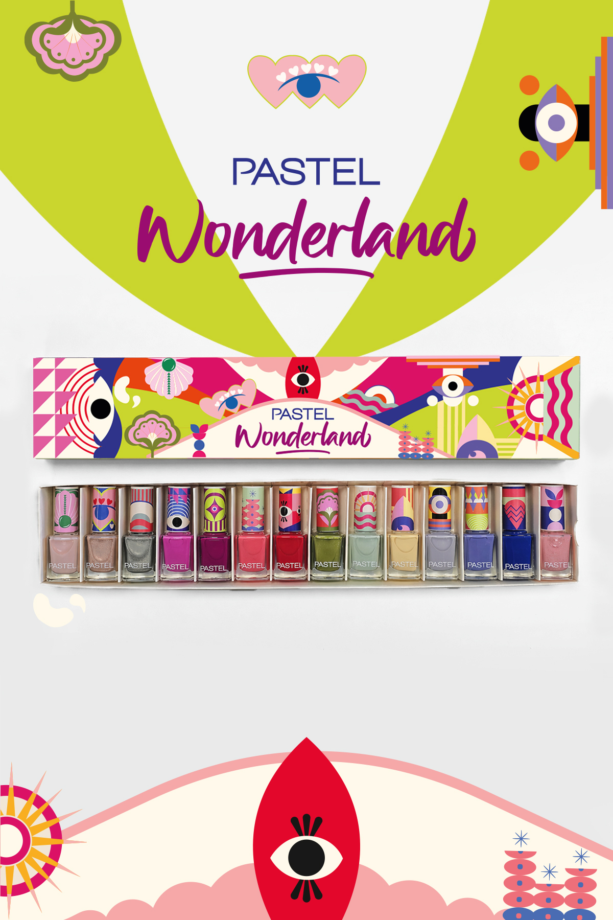 Pastel Wonderland Summer Collection'26 14'lü Oje Set
