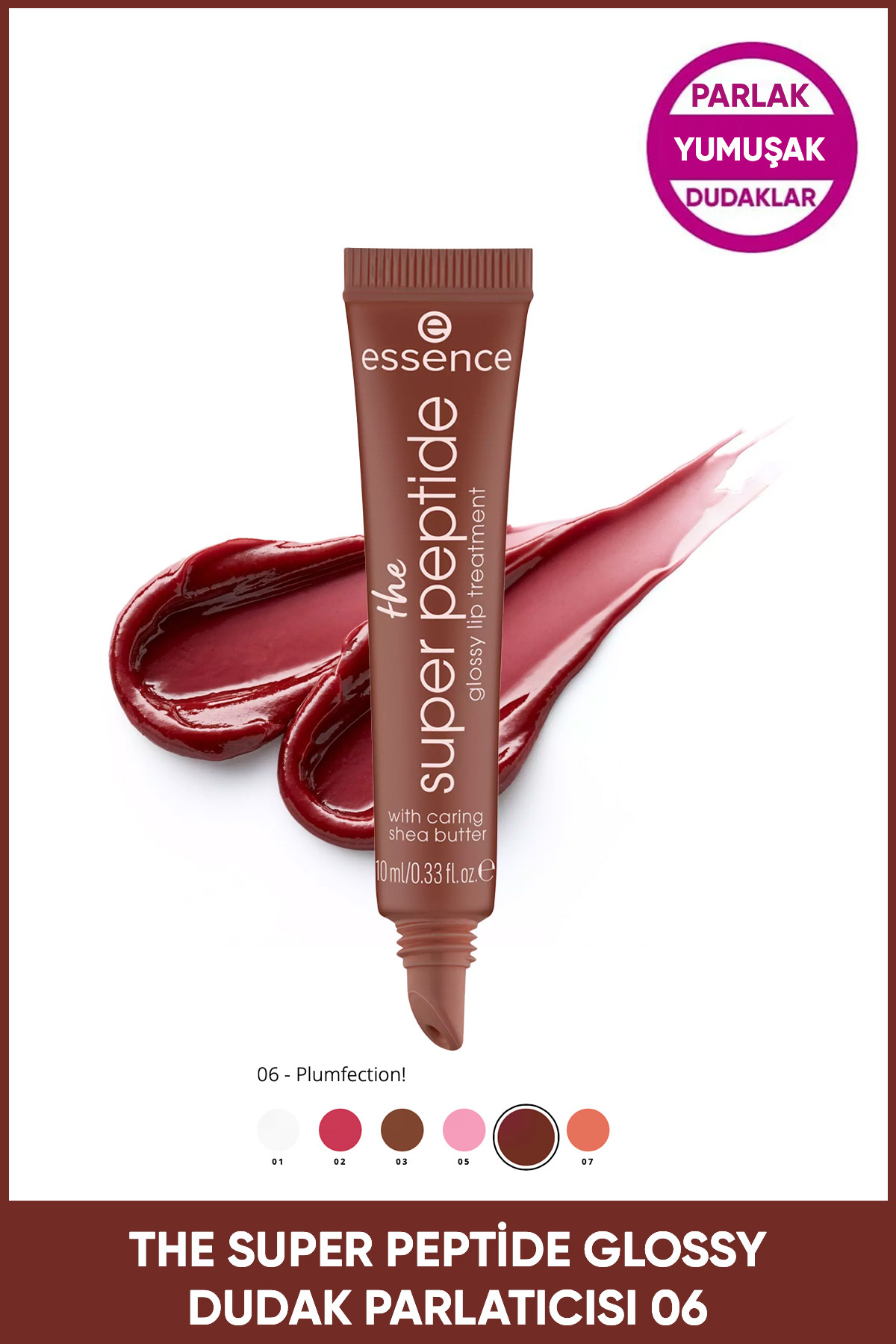 Essence The Super Peptide Parlak Dudak Bakım Ürünü No: 06