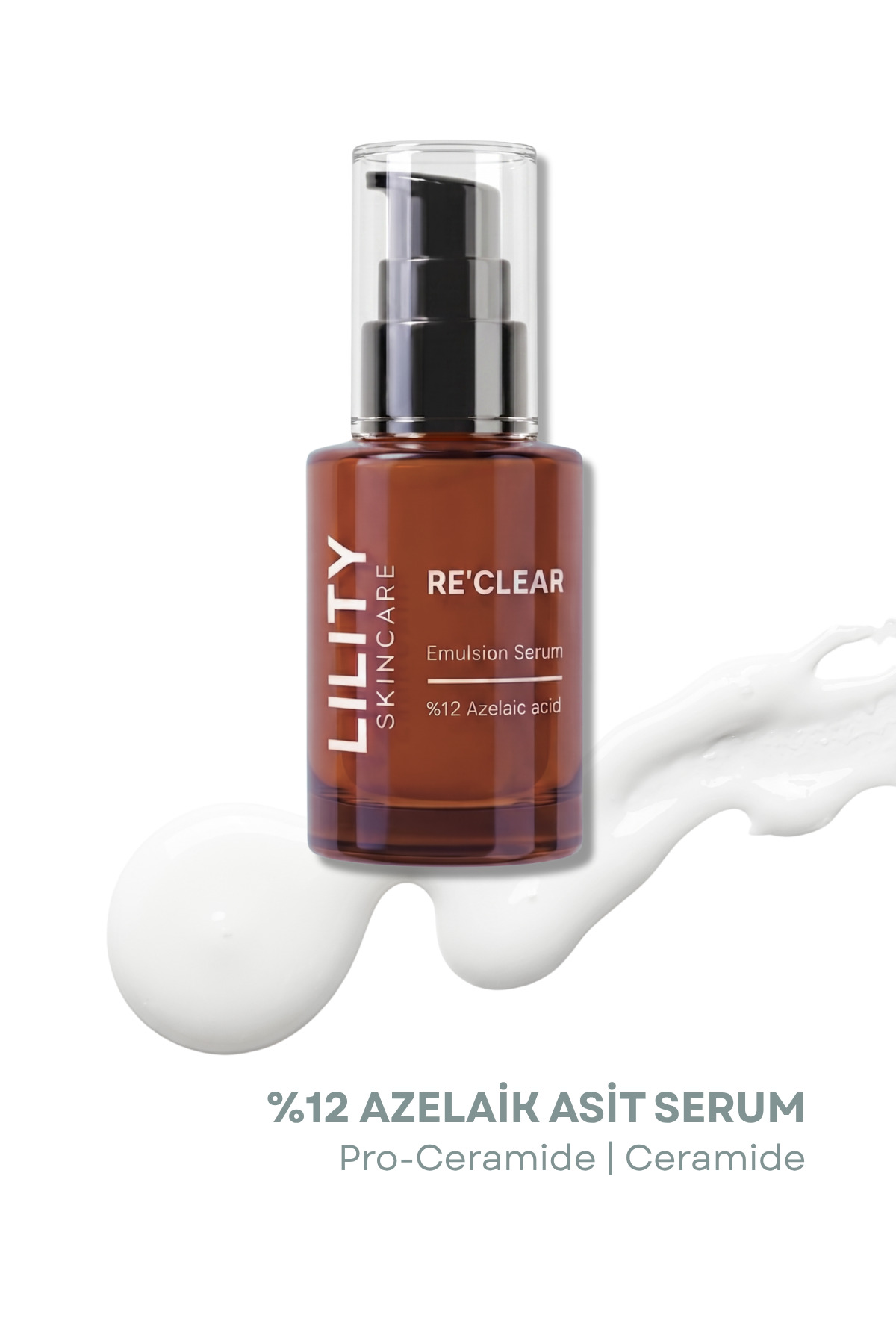 Lility Care Re'Clear %12 Azelaic Acid Akne & Kızarıklık Karşıtı Emulsion Serum 30 ml