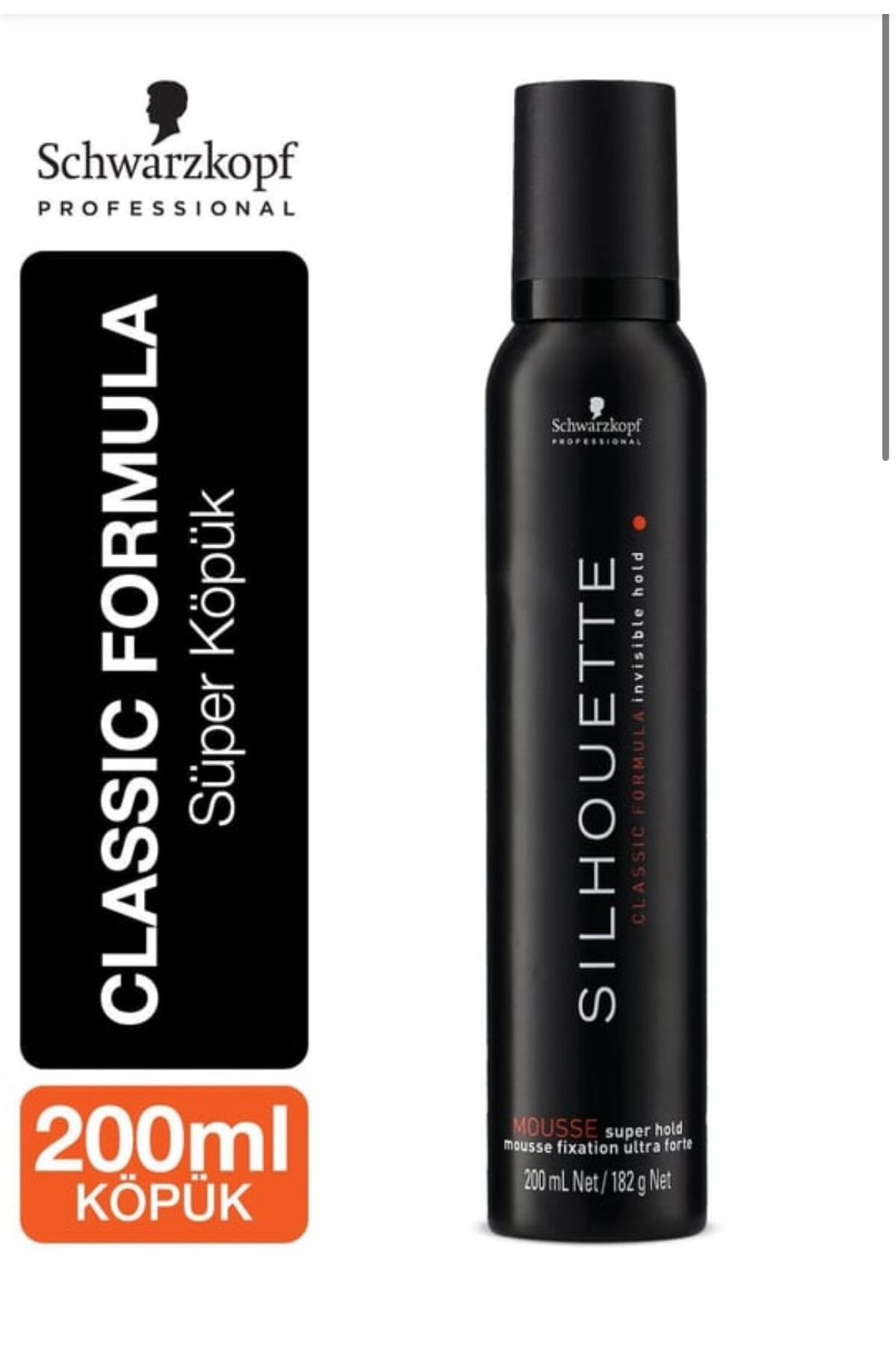 Schwarzkopf Süper Tutucu Köpük 200ml 4045787299816