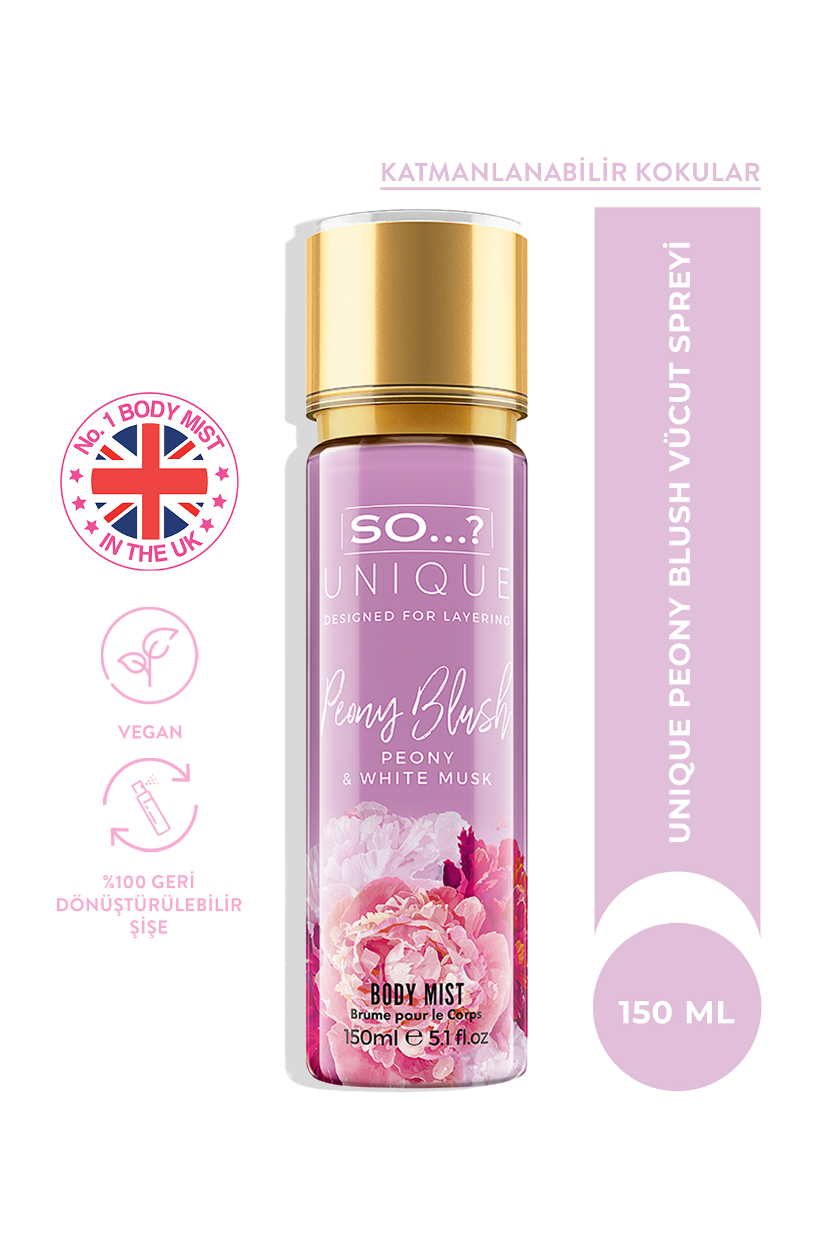 So Fragrance So…? Unique Peony Blush Vücut Spreyi 150 ML MXPMA