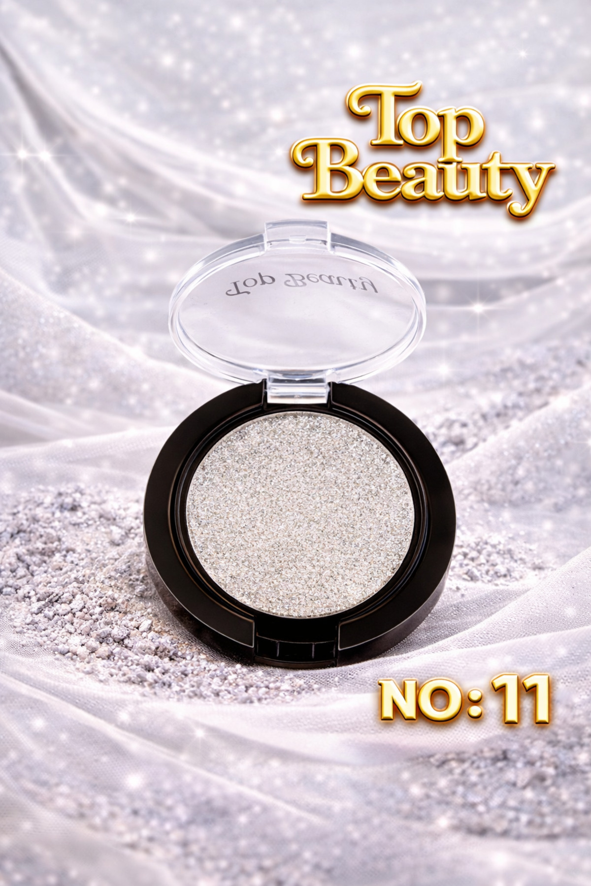 Top beauty Işıltılı Tekli Göz Farı – Açık Gümüş No:11 (Eyeshadow)