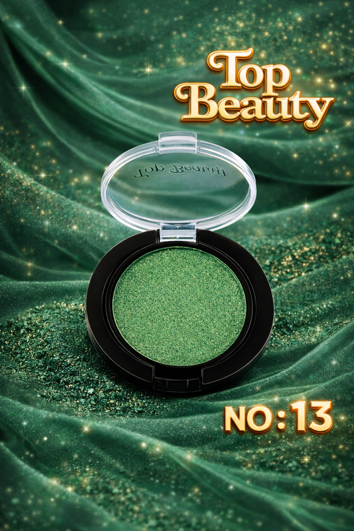 Top beauty Işıltılı Tekli Göz Farı – Yeşil No:13 (Eyeshadow)