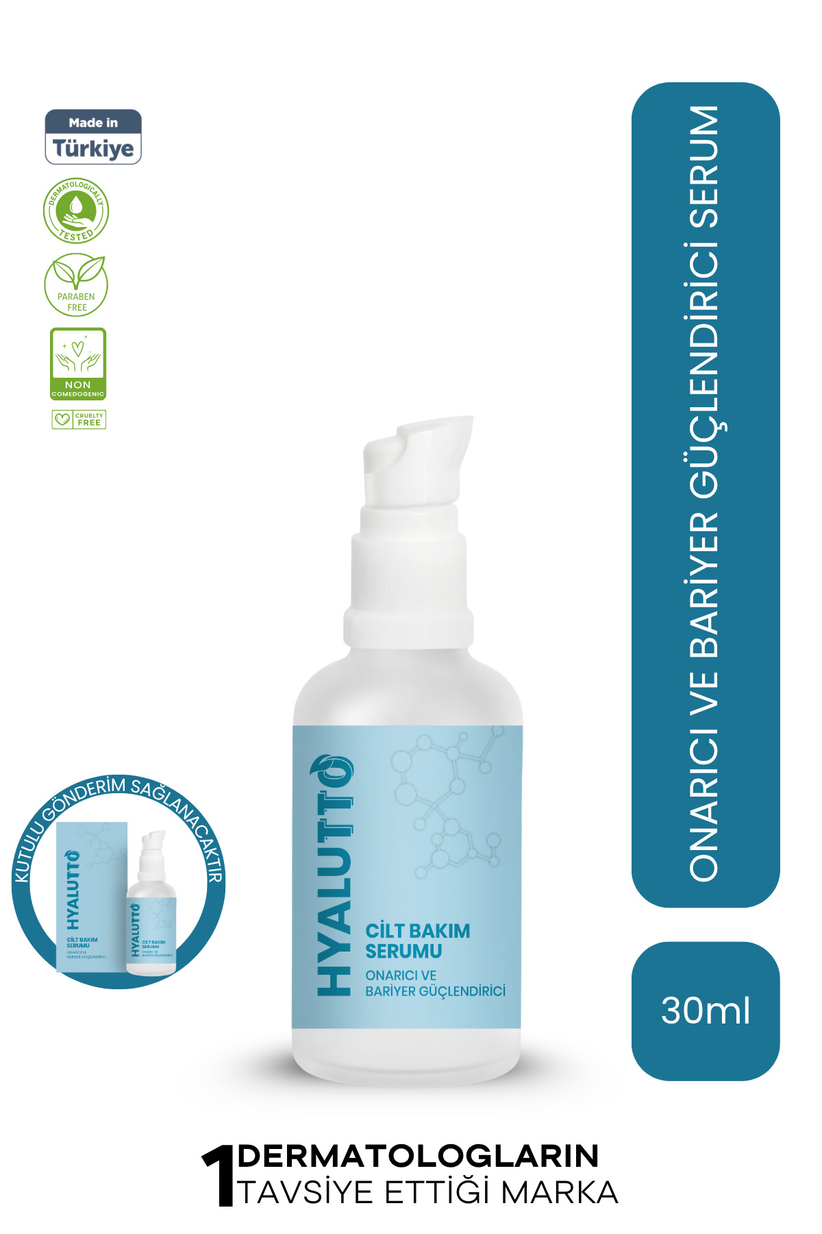 TTO Hyalutto Onarıcı Ve Bariyer Güçlendirici Cilt Bakım Serumu 30 ML