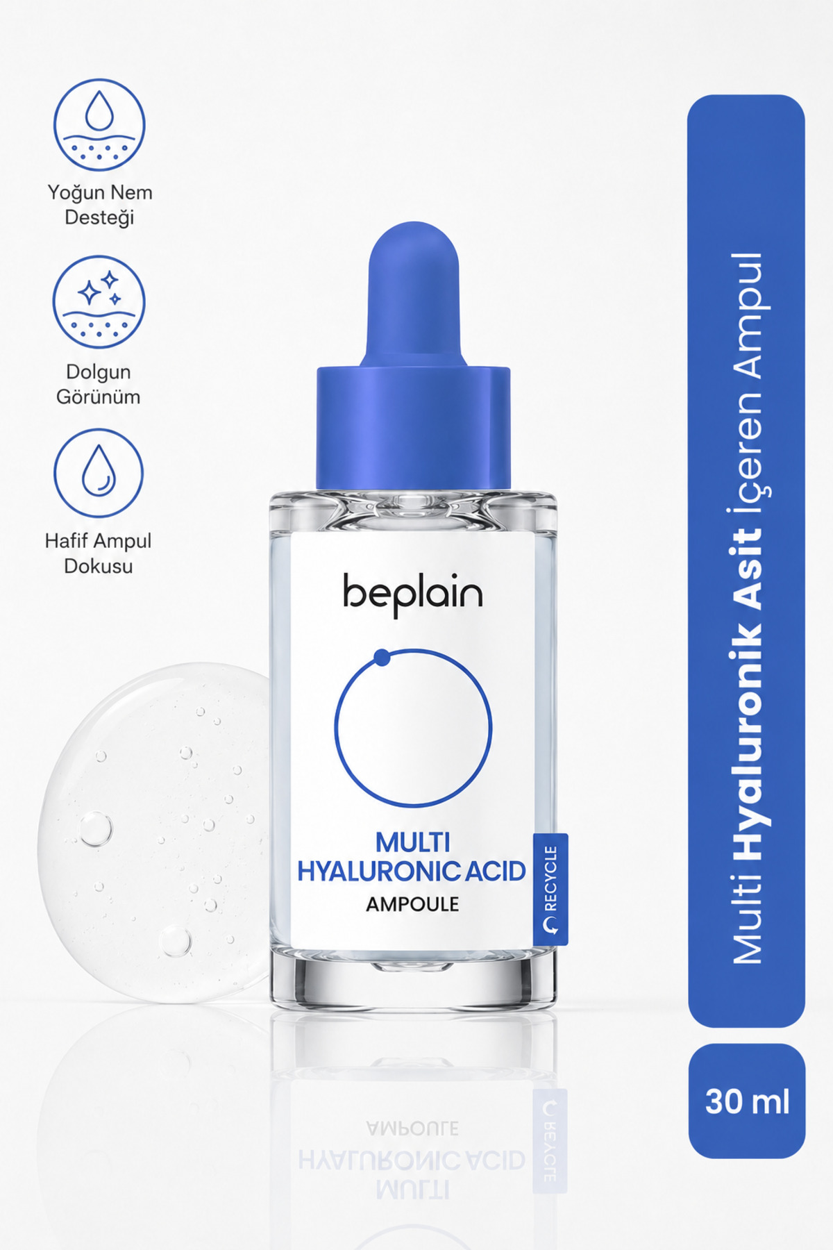 beplain Multi Hyaluronik Asit İçeren Ampul Serum 30ml