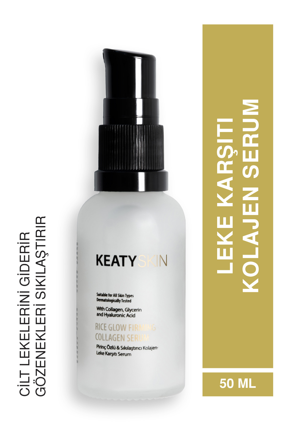 KEATY Pirinç Özlü Kolajenli Sıkılaştırıcı Leke Karşıtı Serum | 30Ml