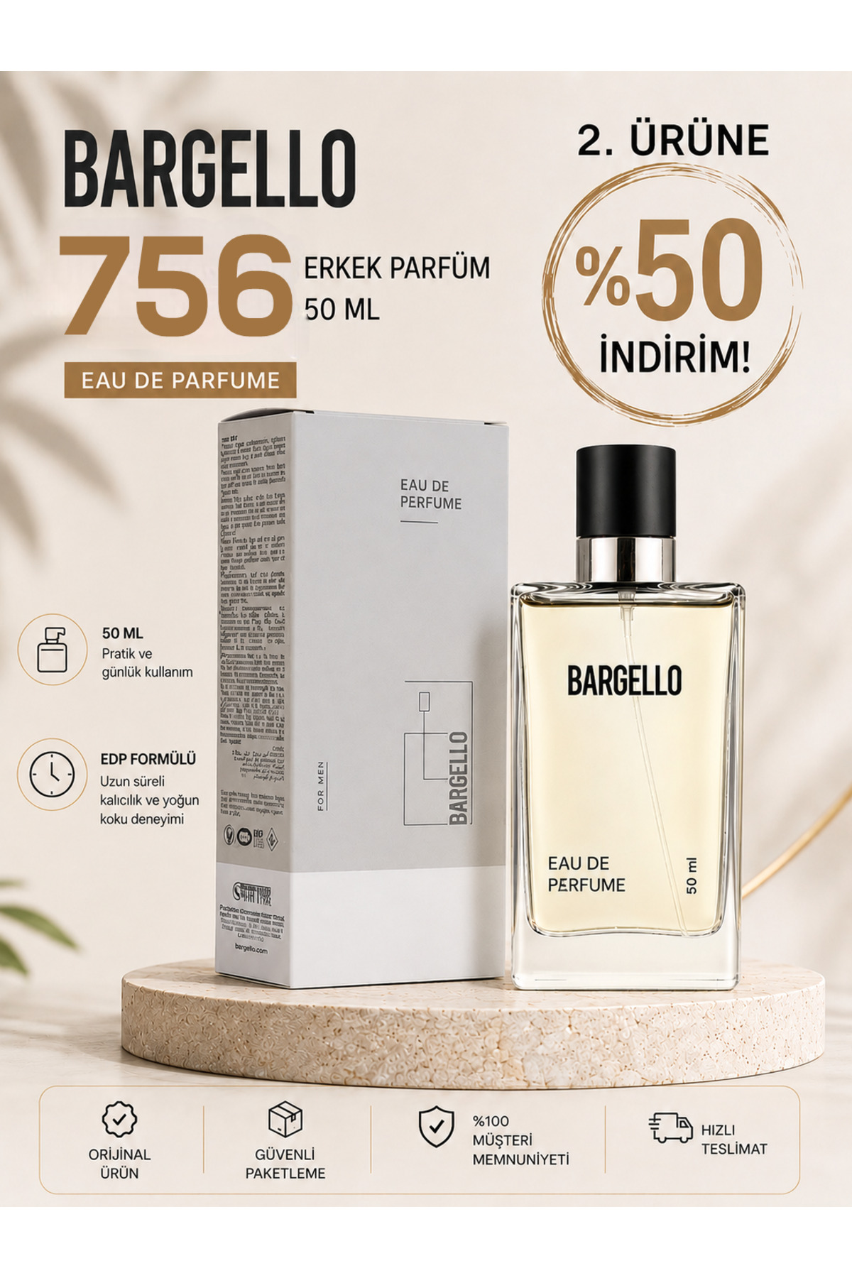 Bargello Erkek Parfüm 756 Oriental 50 ML EDP