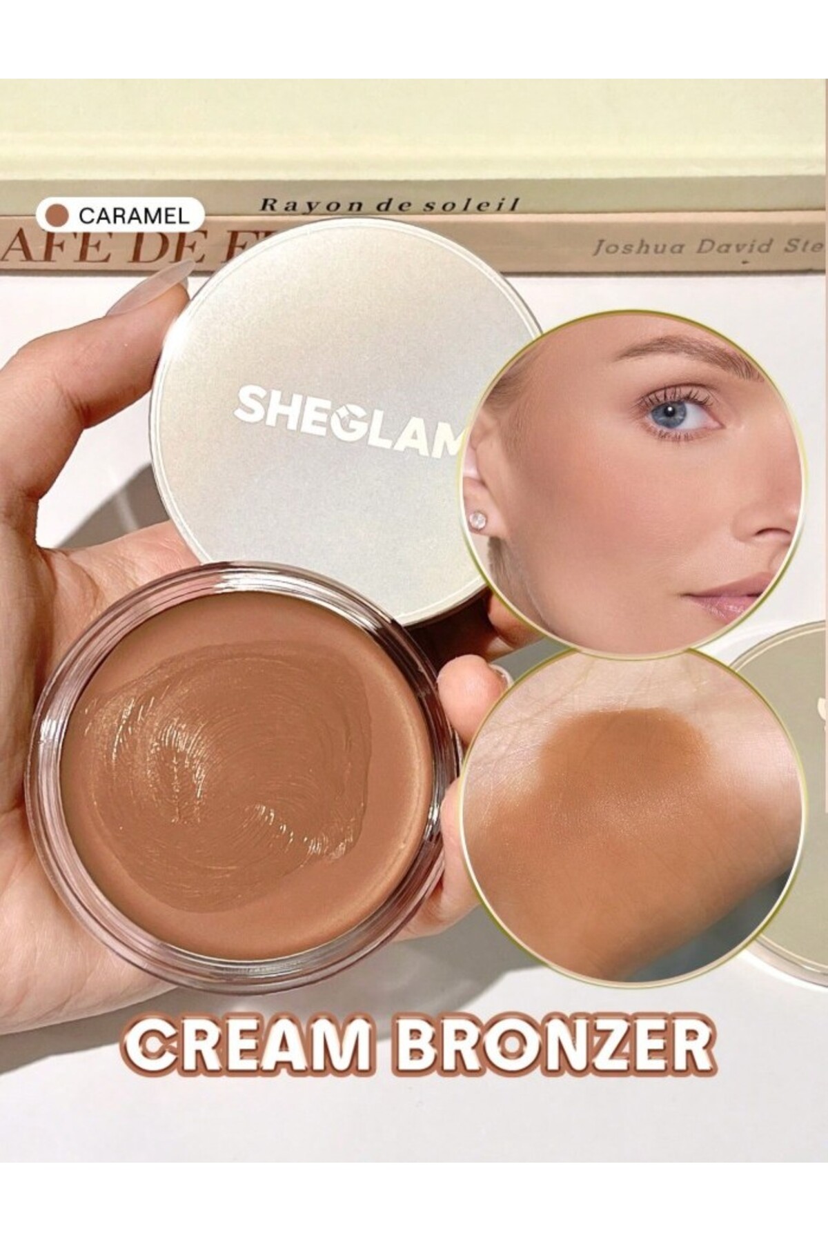 SHEGLAM Silk Haze Cream Bronzer - Doğal Bitişli ve Kolay Dağılan Kadife Dokulu Krem Bronzer & Kontür