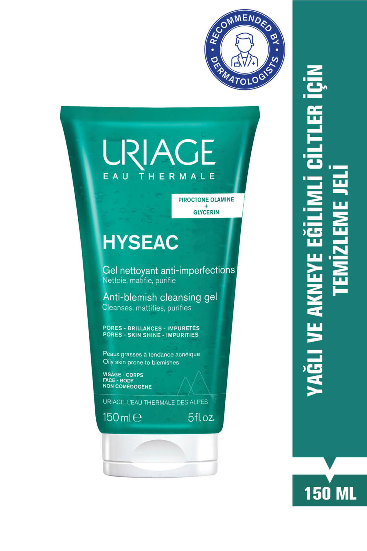 Uriage HYSEAC Akneye Eğilimli Ciltler İçin Temizleme Jeli 150 ml