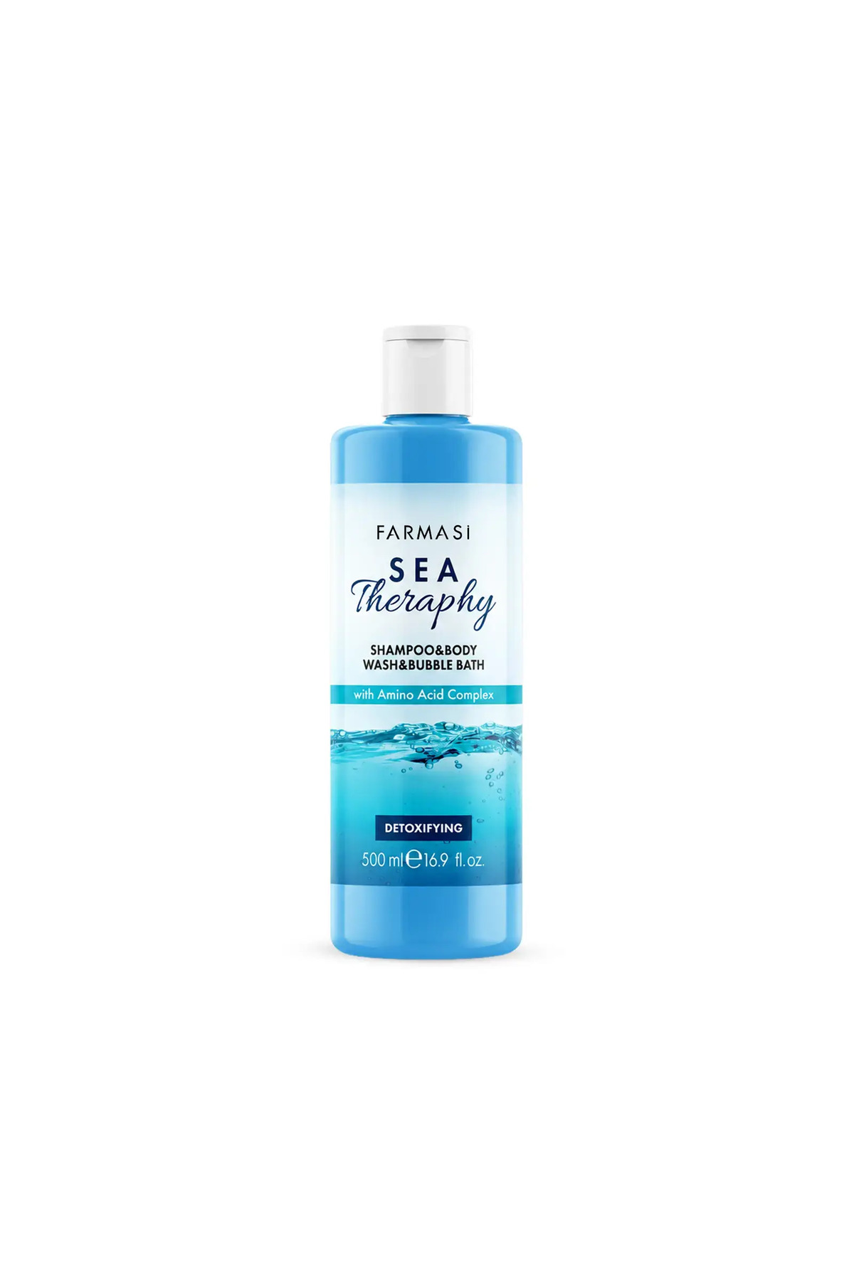 Farmasi Sea Therapy 3’ü 1 Arada Şampuan Duş Jeli ve Banyo Köpüğü 500 ml | Amino Acid Complex İçerikli