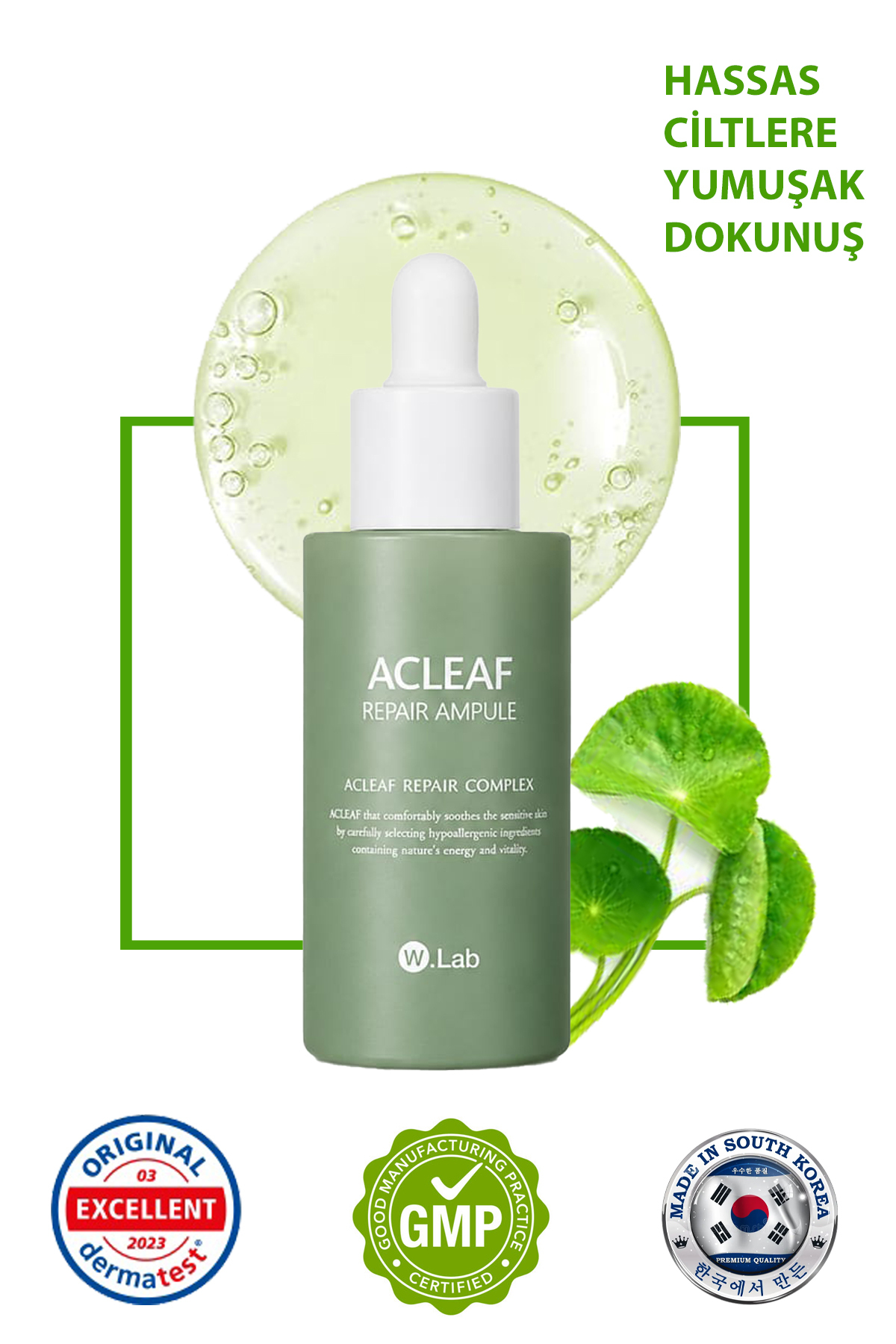 RİCOCELL Akneli ve Çok Hassas Ciltler İçin Acleaf Repair Ampul Serum