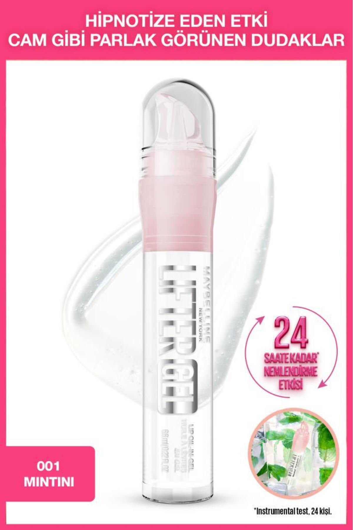 Maybelline New York Lifter Gel Ekstra Parlak ve Nemlendirici Dudak Parlatıcısı - 01 Mintini