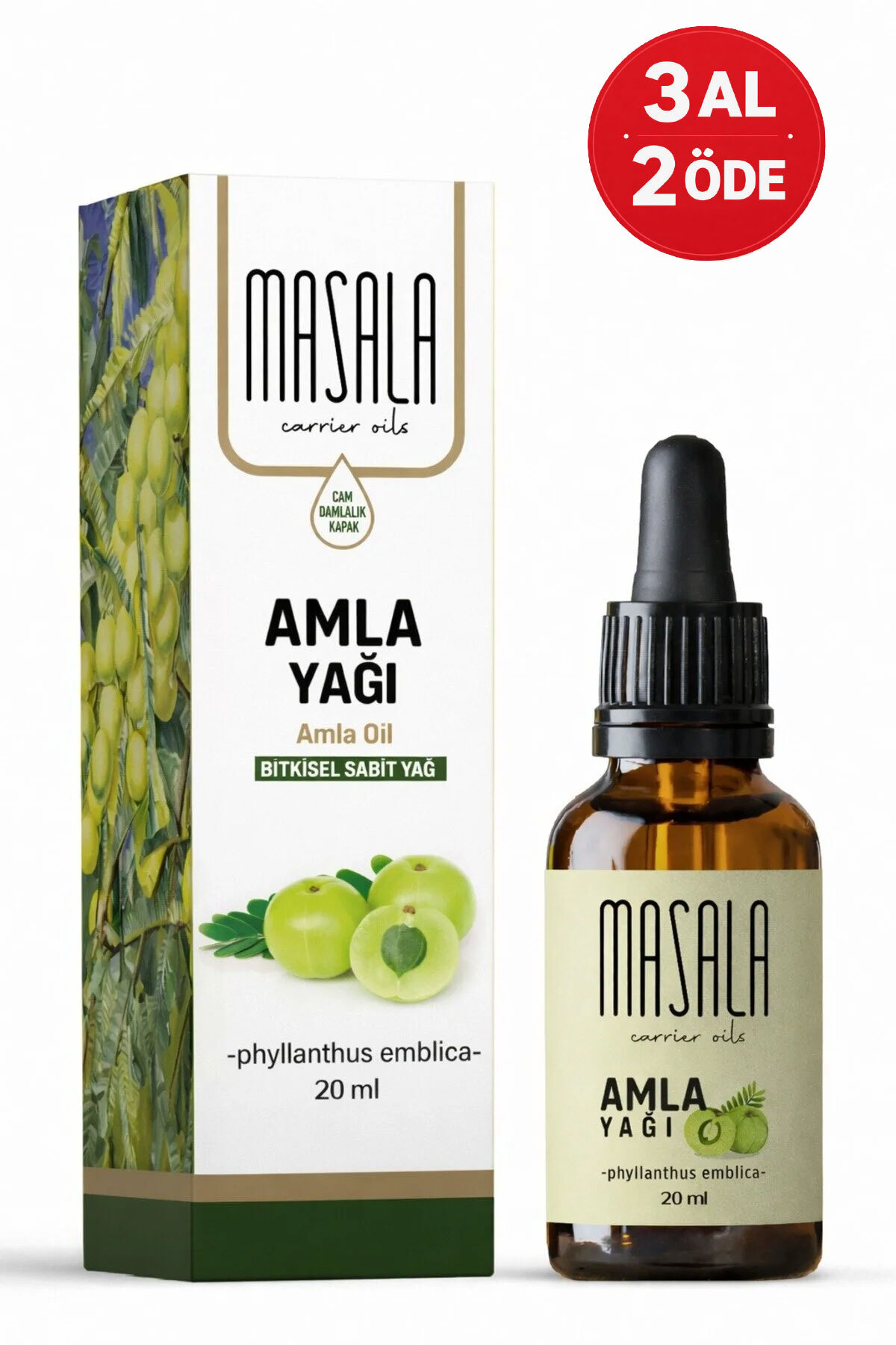 Amla Saç Bakım Yağı 20 Ml. (GOOSEBERRY CARRİER OİL) Bektaşi Üzümü