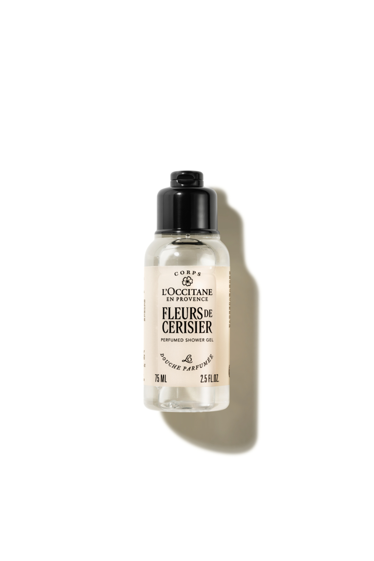 L'Occitane Fleurs De Cerisier Parfümlü Duş Jeli, Kiraz Özlü, Seyahat Boy, 75 ml