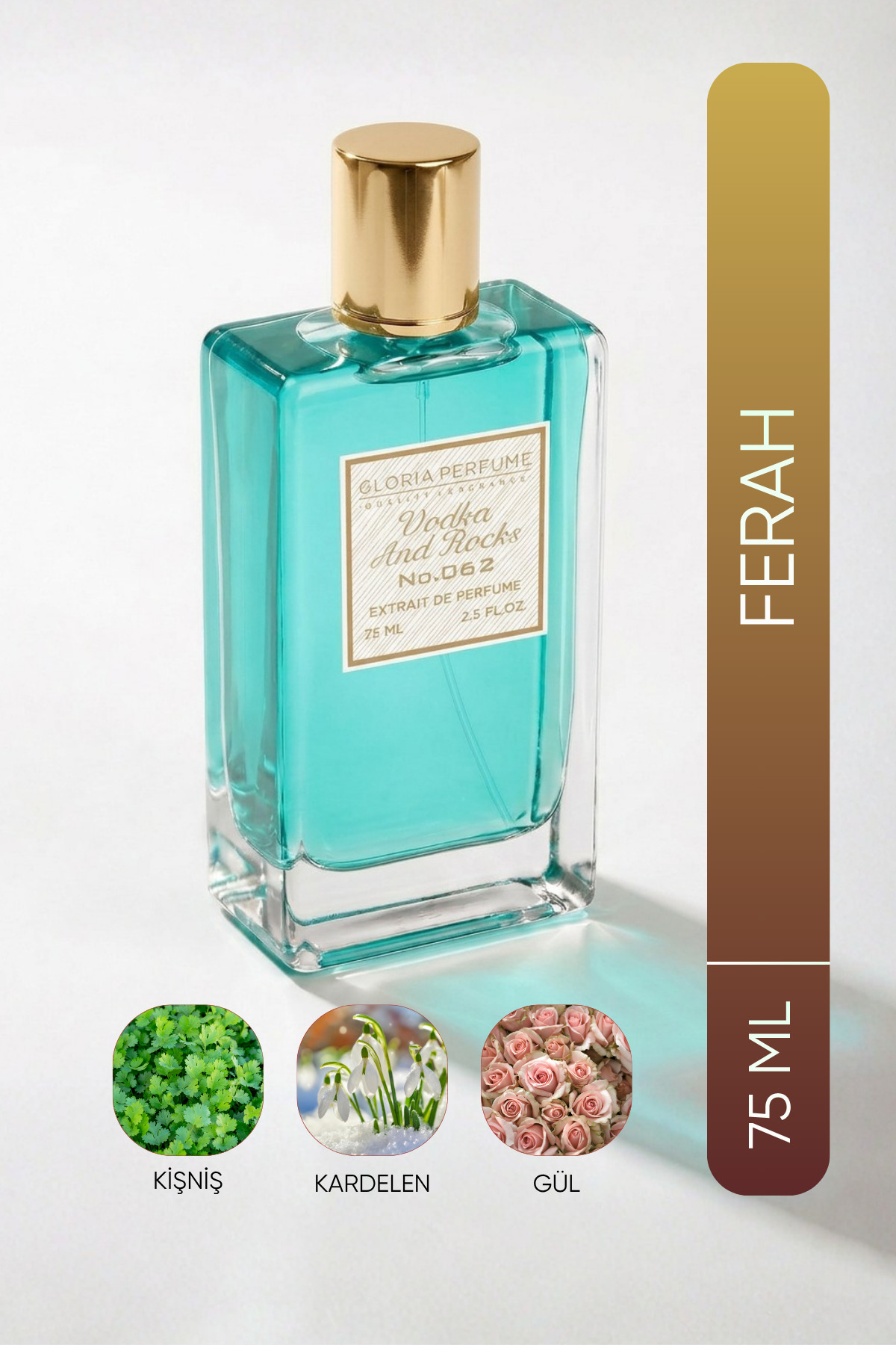 Gloria Perfume Vodka And Rocks 75 ml Edp Unisex Parfüm
