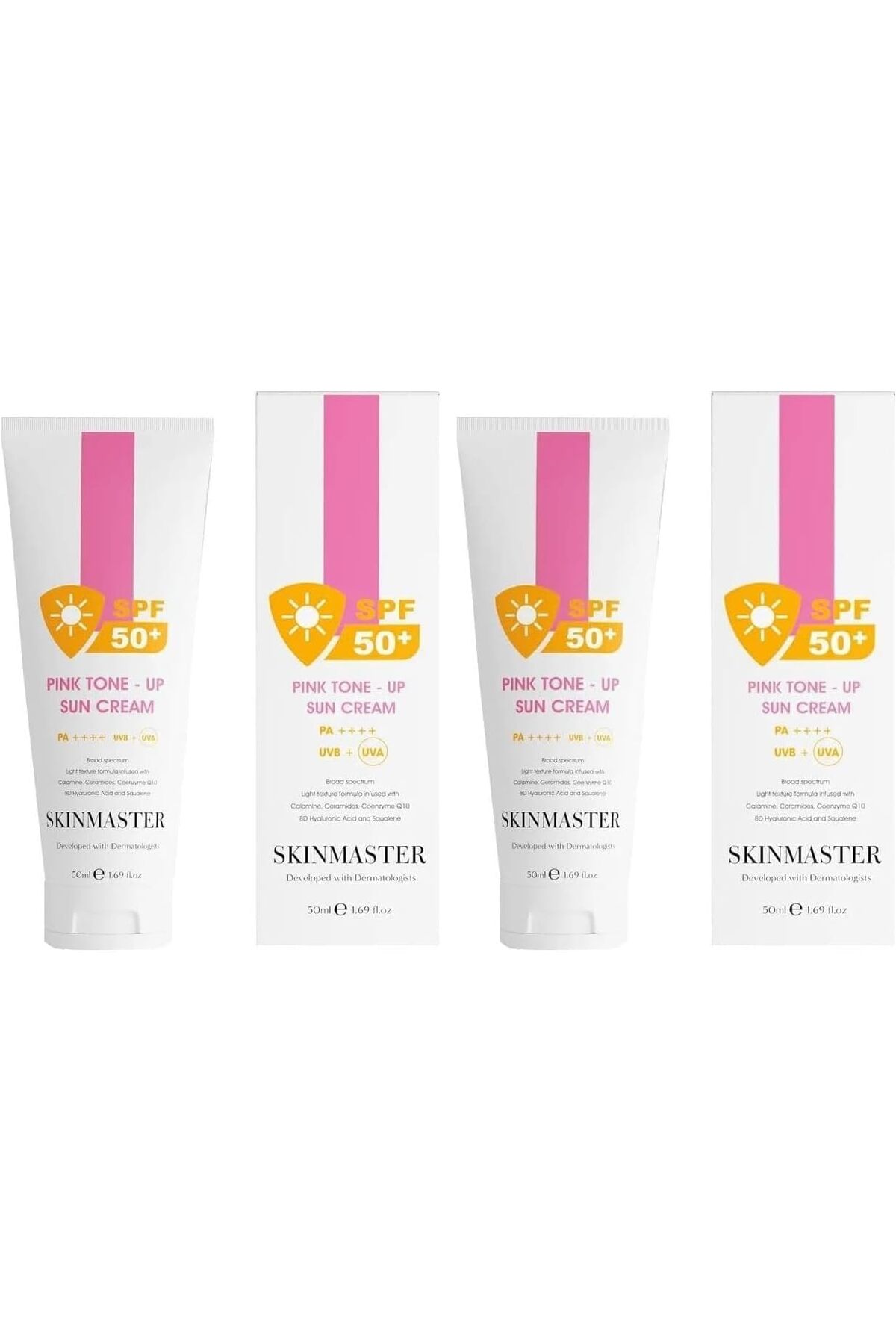 Yıldızan Pink Tone Up Sun Güneş Kremi 50 Mililitre (2 paketi) 2940