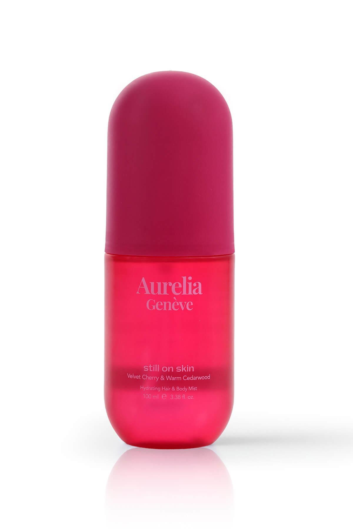 Aurelia Genève Hydrating Hair & Body Mist Still On Skin - Nemlendirici Etkili Saç & Vücut Misti - Kadifemsi Vişne v
