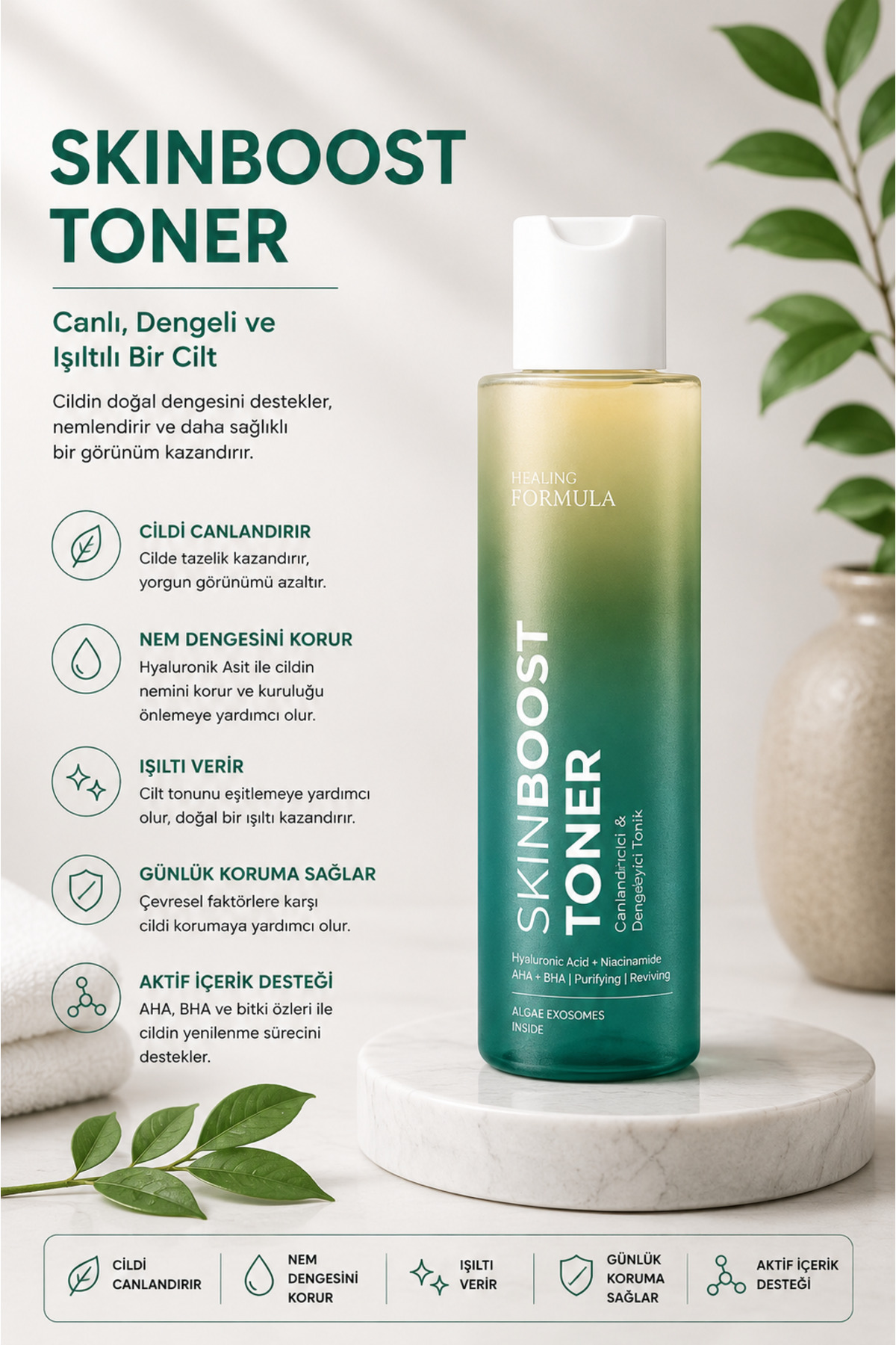 HF HEALING FORMULA SKINBOOST TONER 150 ML