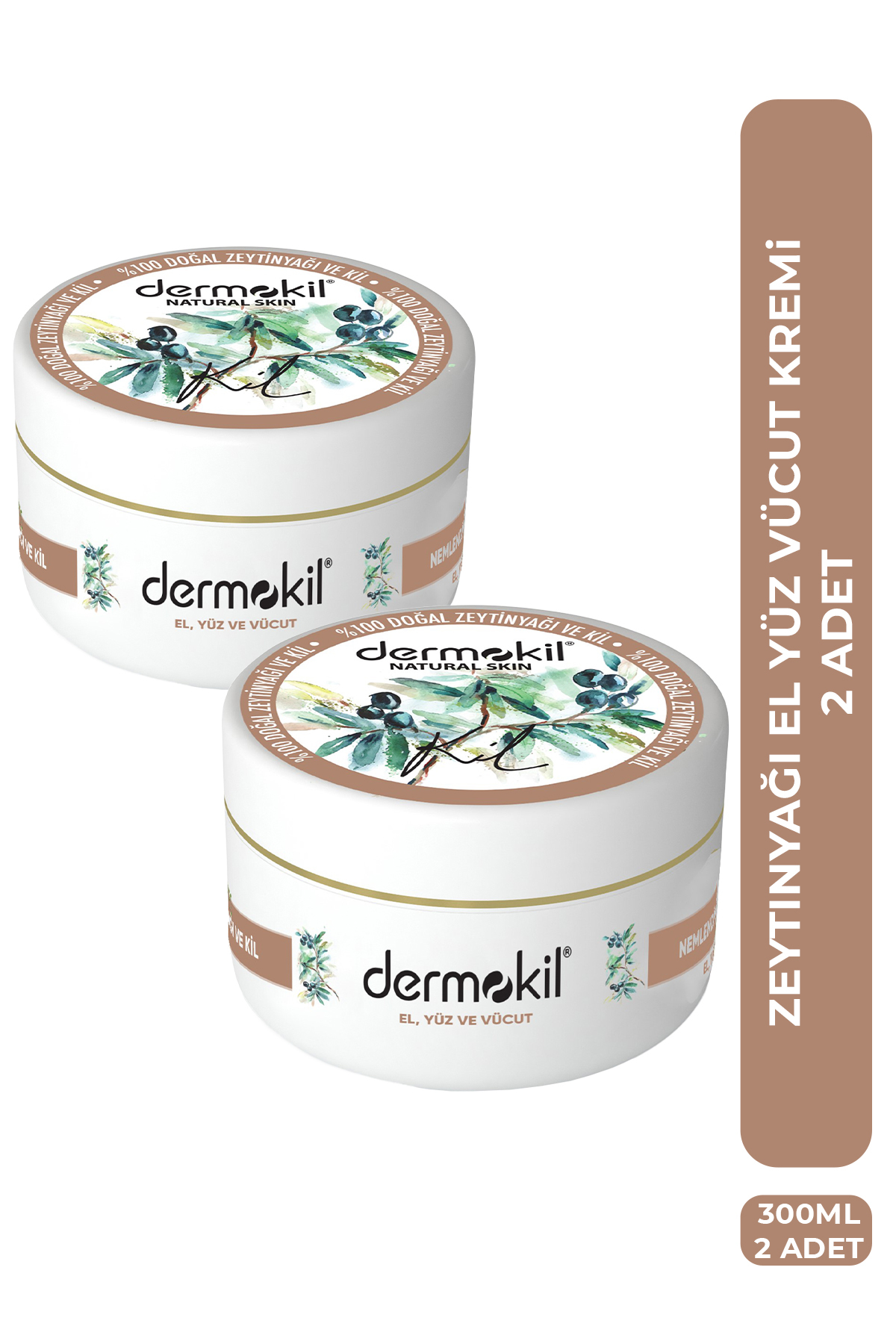 Dermokil Aloe Vera El ve Vücut Bakım Kremi 300 ml 2'li Set
