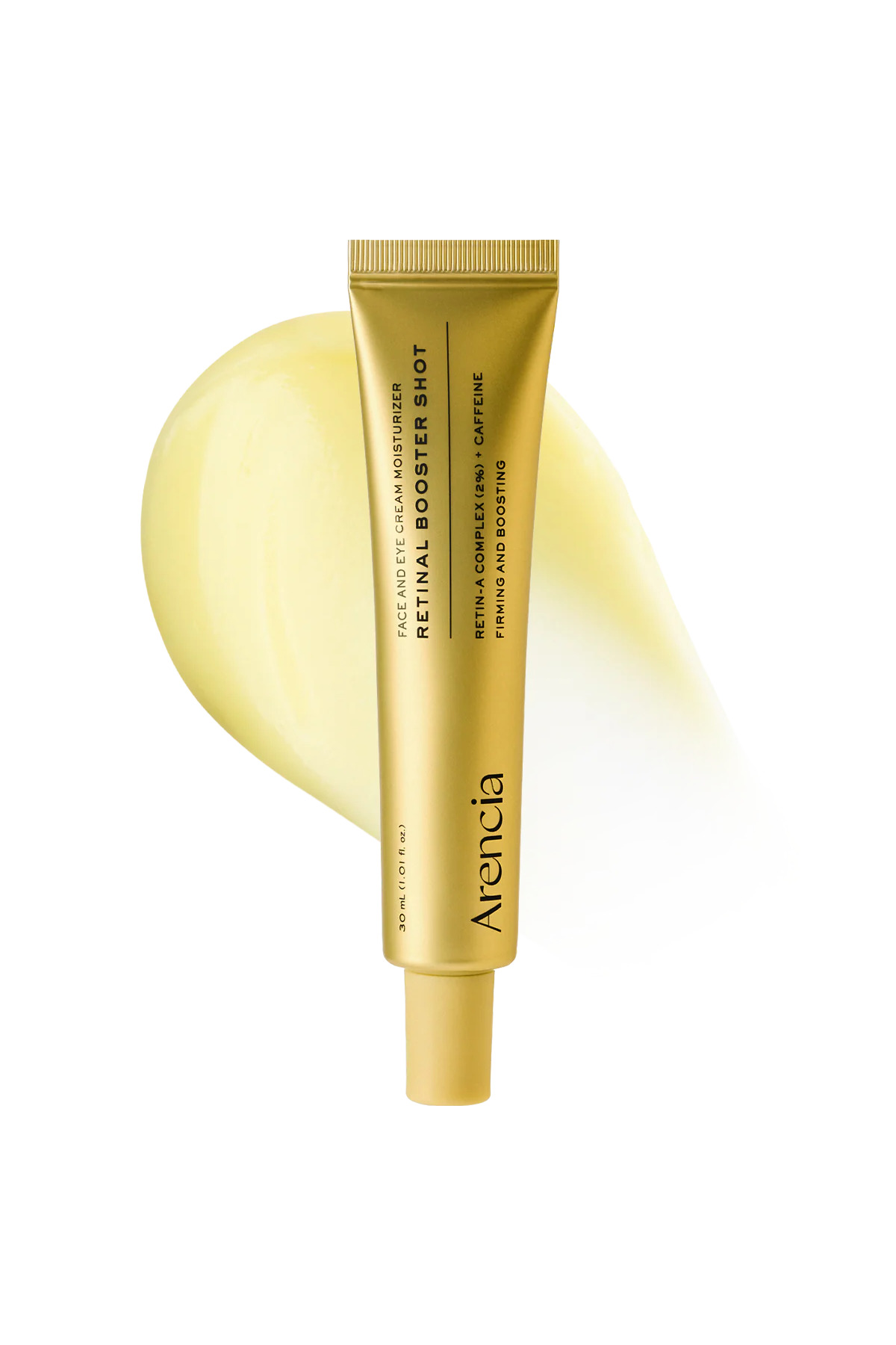 Arencia - Retinal Booster Shot Sıkılaştırıcı ve Gözenekleri Gizlenmiş Bir Cilt İçin Gelişmiş Retinal ve Kafein Formülü 30 ml