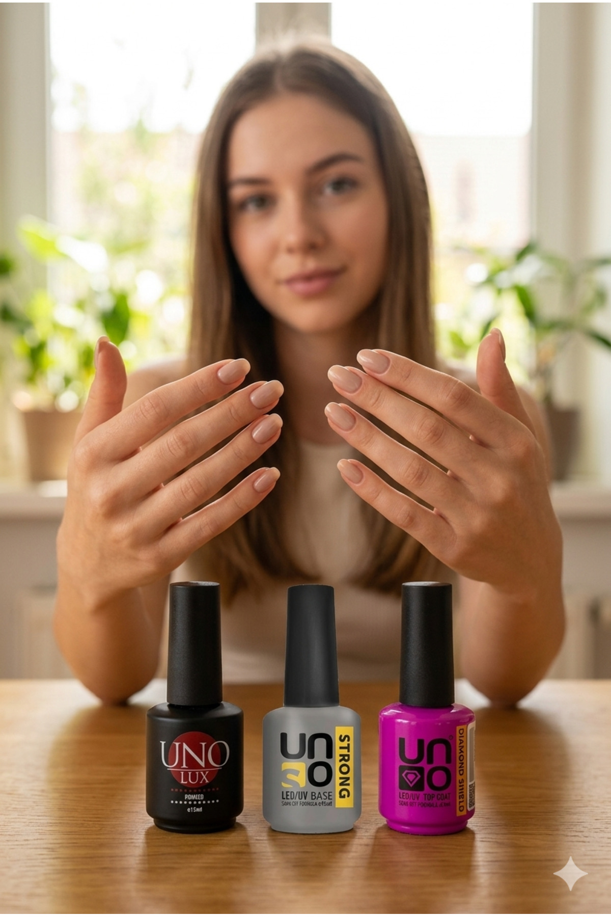 Easy Beauty UNO Protez Tırnak Hazırlık Seti Primer Strong Base 3'lü Set UNO Nail Prep
