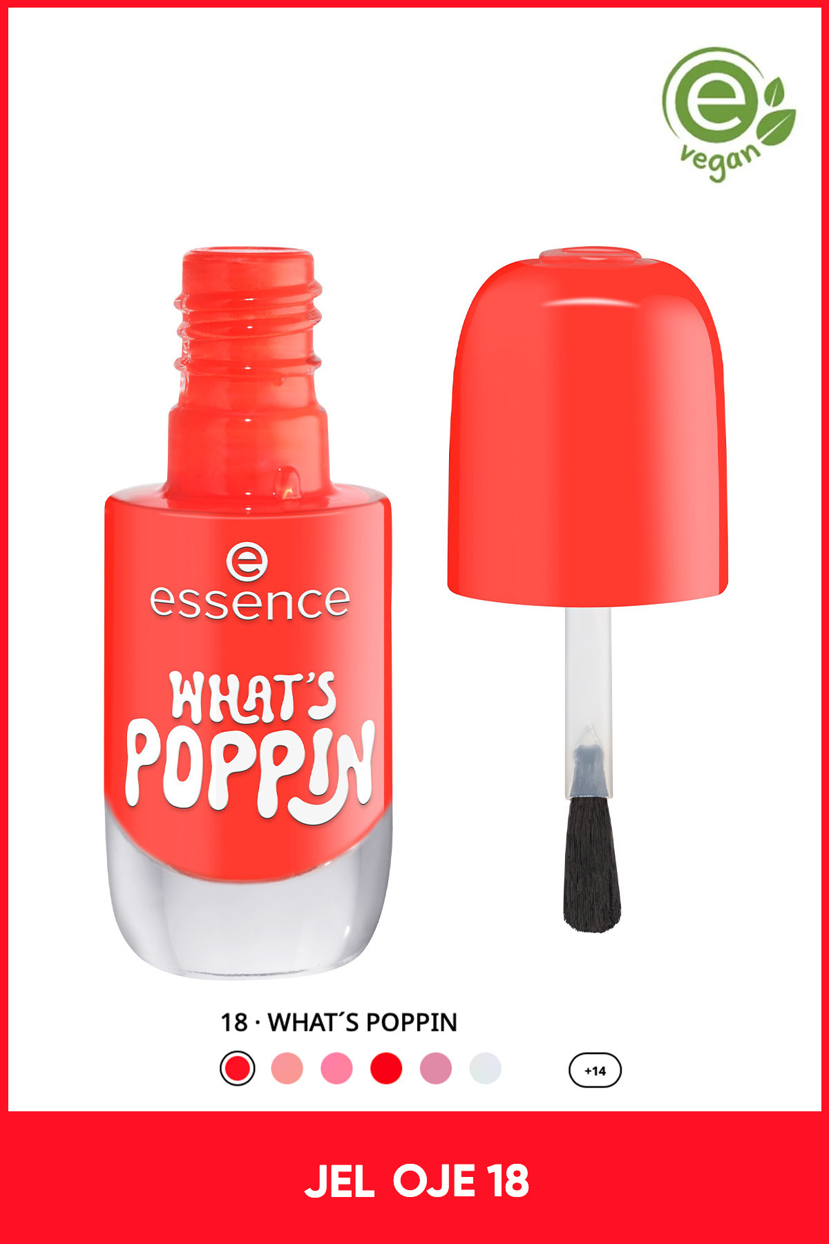 Essence Jel Tırnak Cilası No: 18