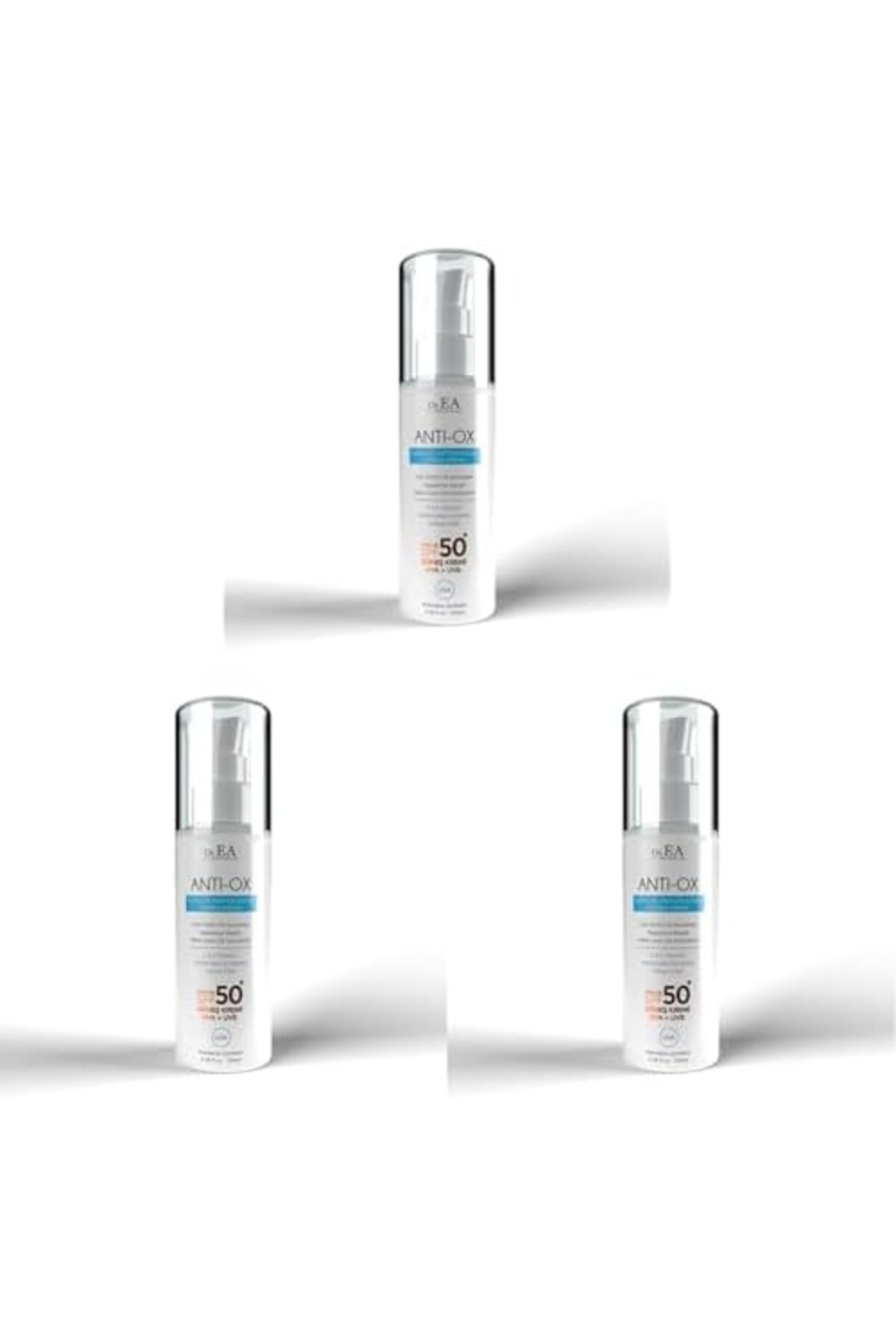 Yıldızan Anti-ox Ton Eşitleyici Anti Aging Etkili 50 Spf Suya Dayanıklı Yüz Güneş Kremi (3 paketi) 2940