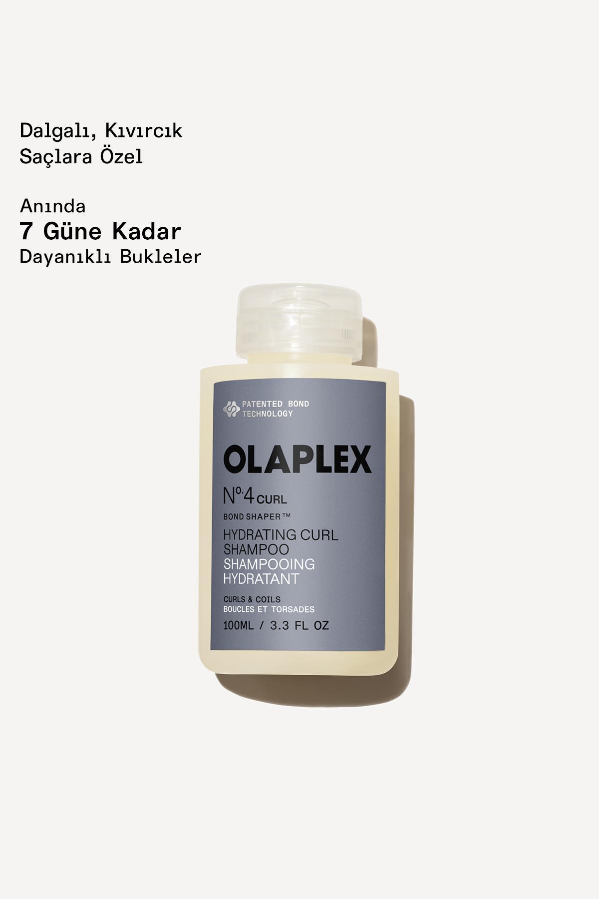 Olaplex No.4 Curl Bond Shaper Shampoo - Dalgalı, Kıvırcık Saçlar İçin Bukle Belirginleştirişi ve Nemlendiric