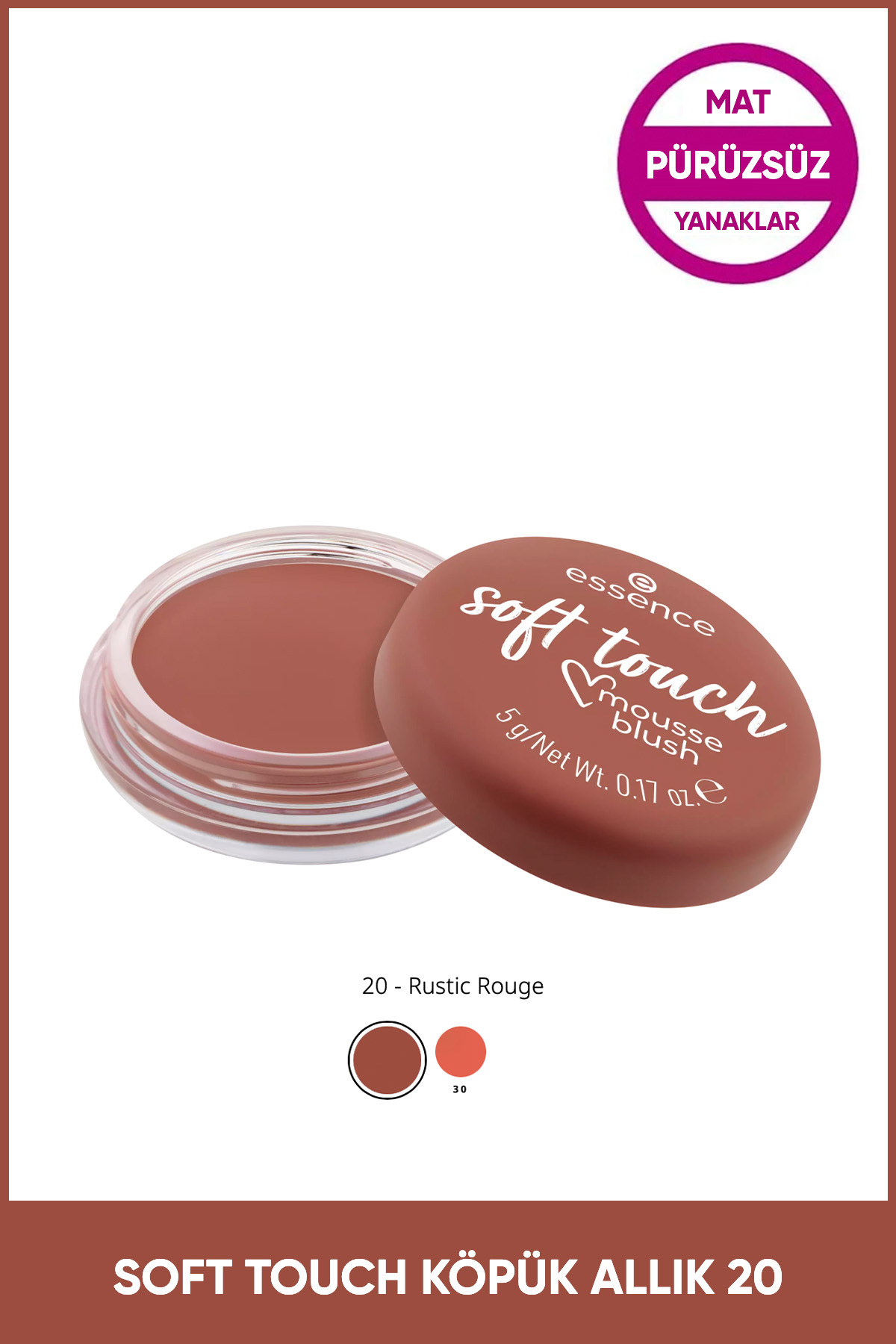Essence soft touch mousse blush 20